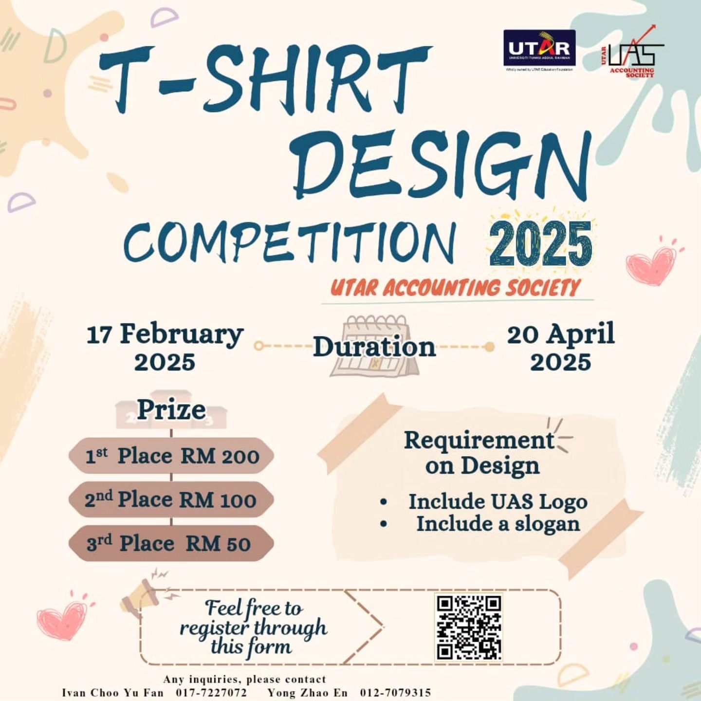 T-Shirt Design... - UTAR Accounting Society - Kampar Campus | Facebook