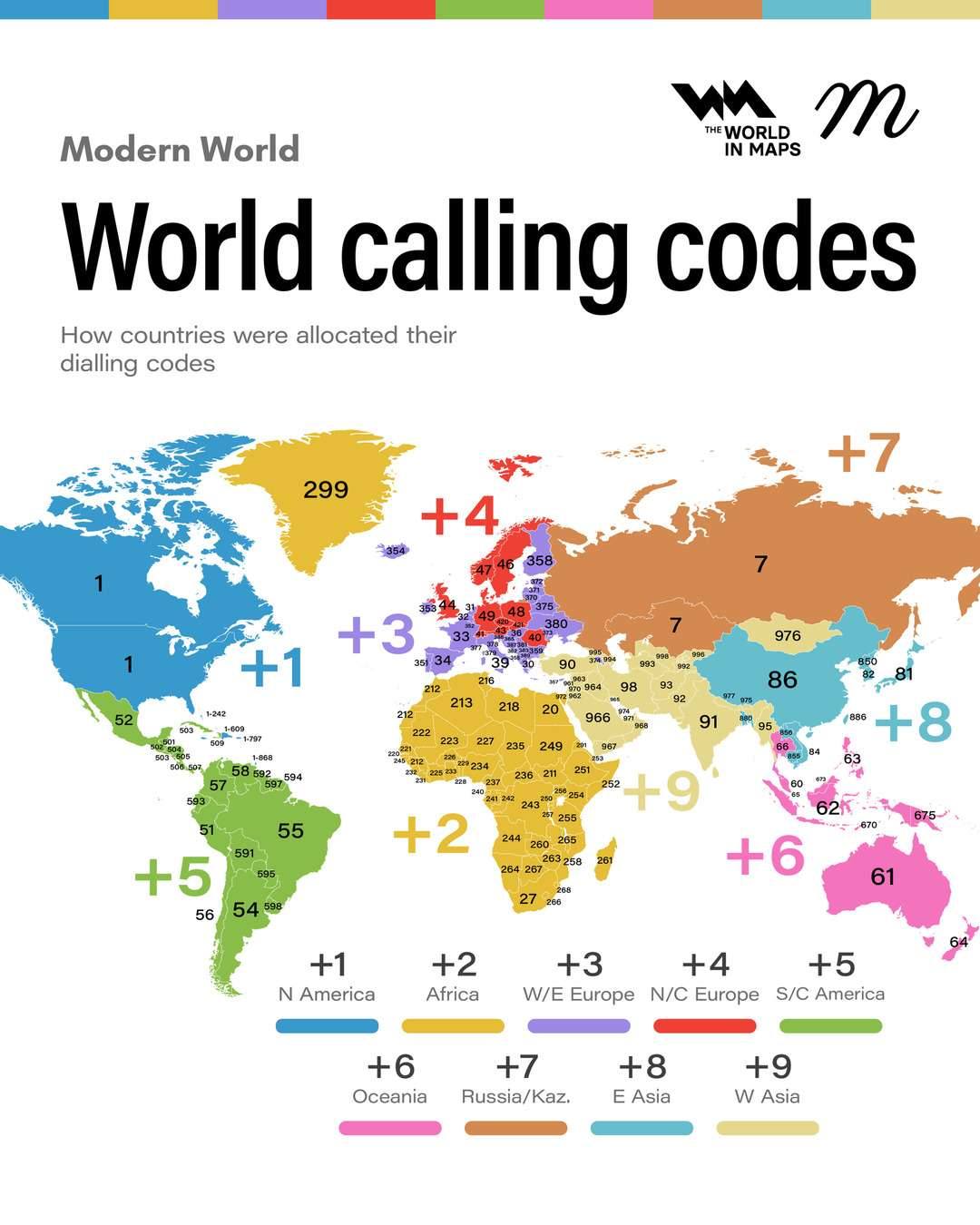 Cartografía Digital - Códigos de llamada mundiales. https://www ...