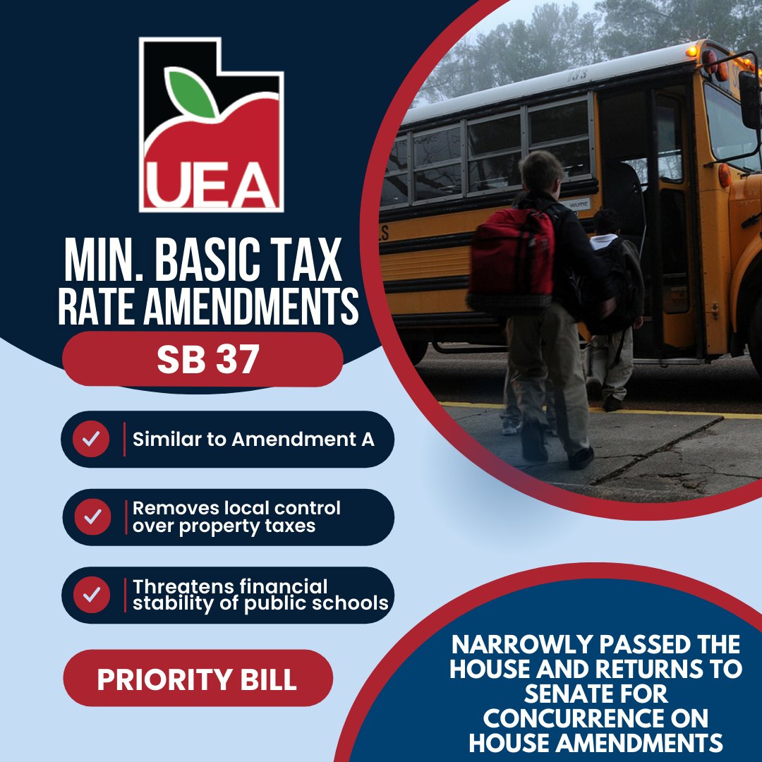 🚨 URGENT: Stop SB37 – A... - Utah Education Association | Facebook