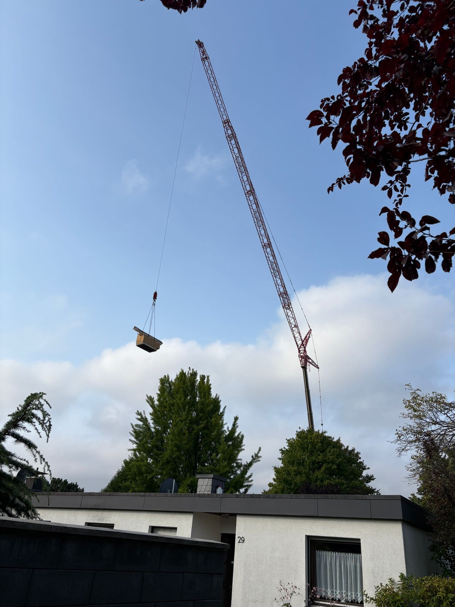 Kran Abstand Zum Haus