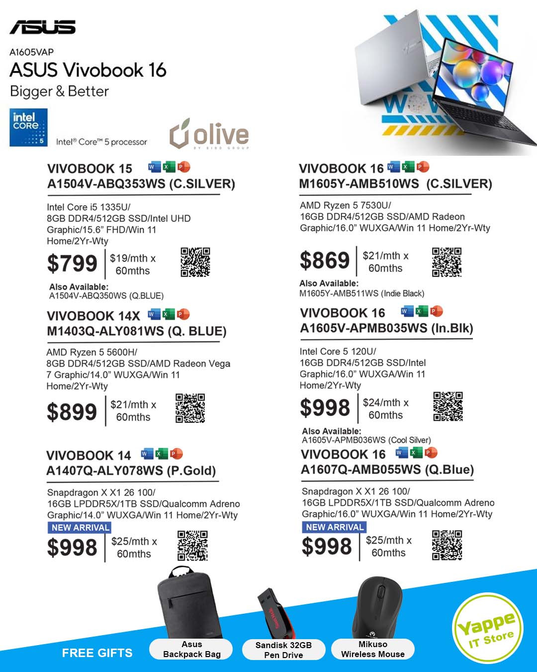 Yappe Store - 💻 Go bigger, work smarter. The ASUS... | Facebook