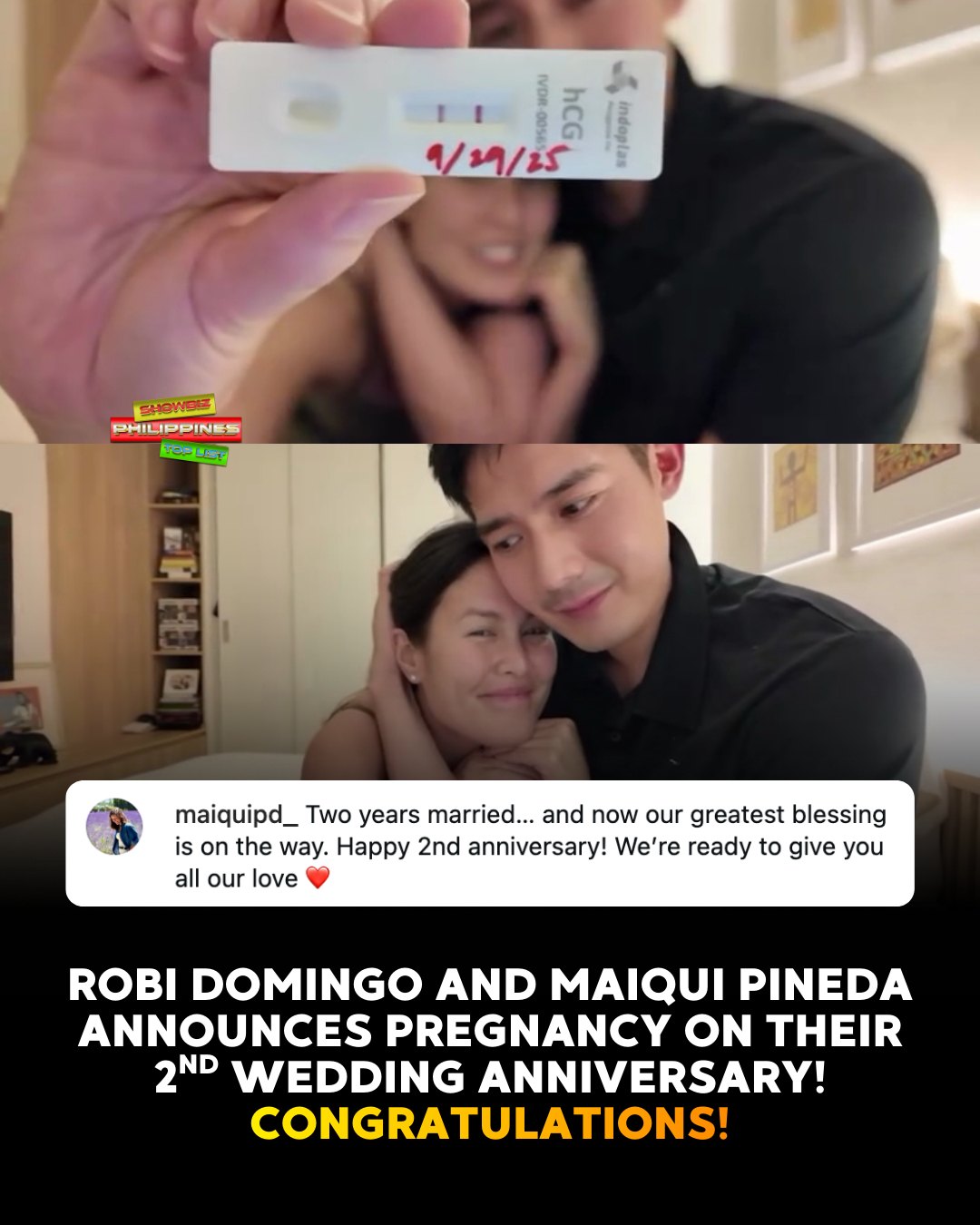 Showbiz - ROBI DOMINGO AND WIFE MAIQUI PINEDA ANNOUNCES PREGNANCY ON ...