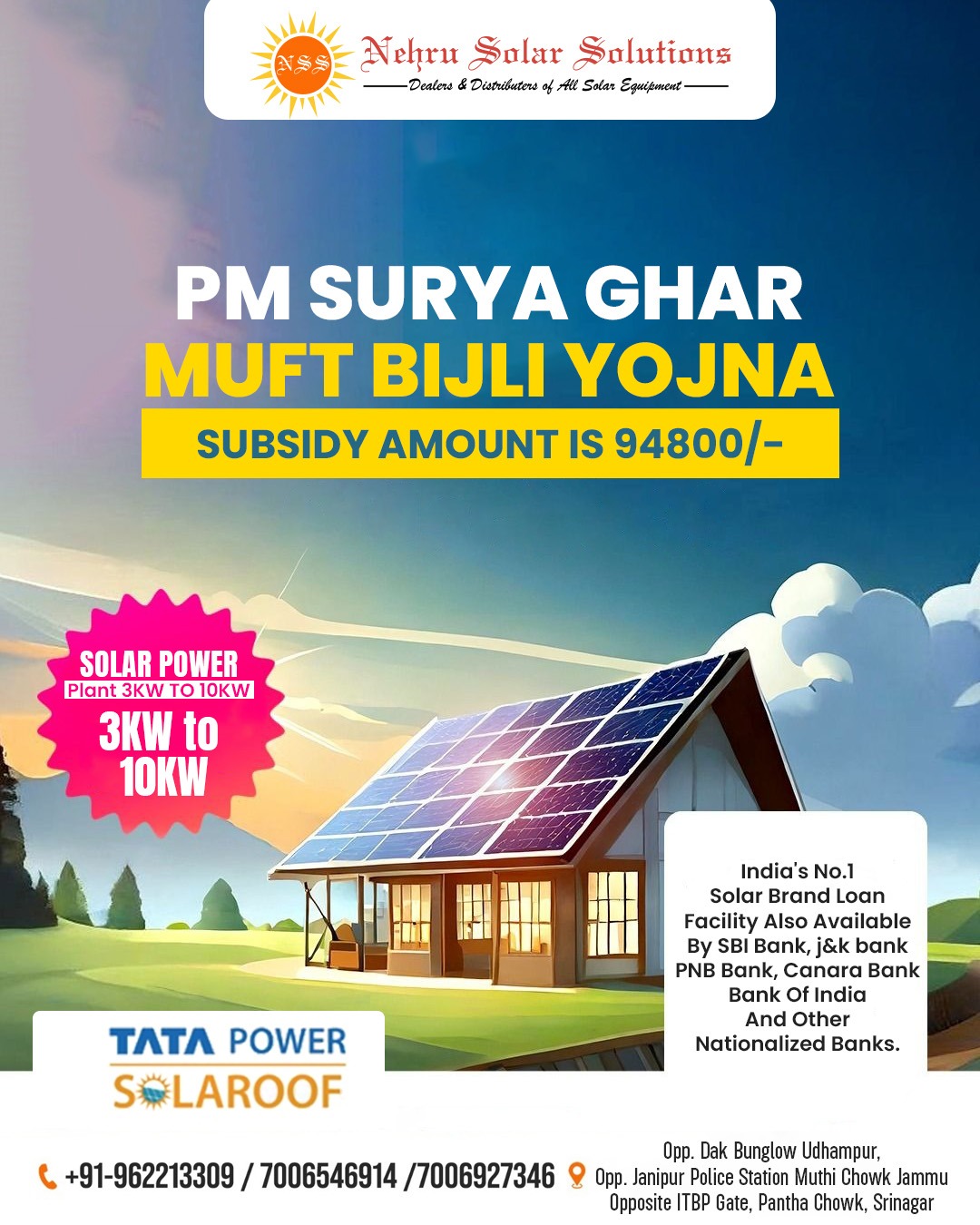 Nehru - 🌞⚡ PM Surya Ghar Muft Bijli Yojna – Get Solar Power with Huge ...
