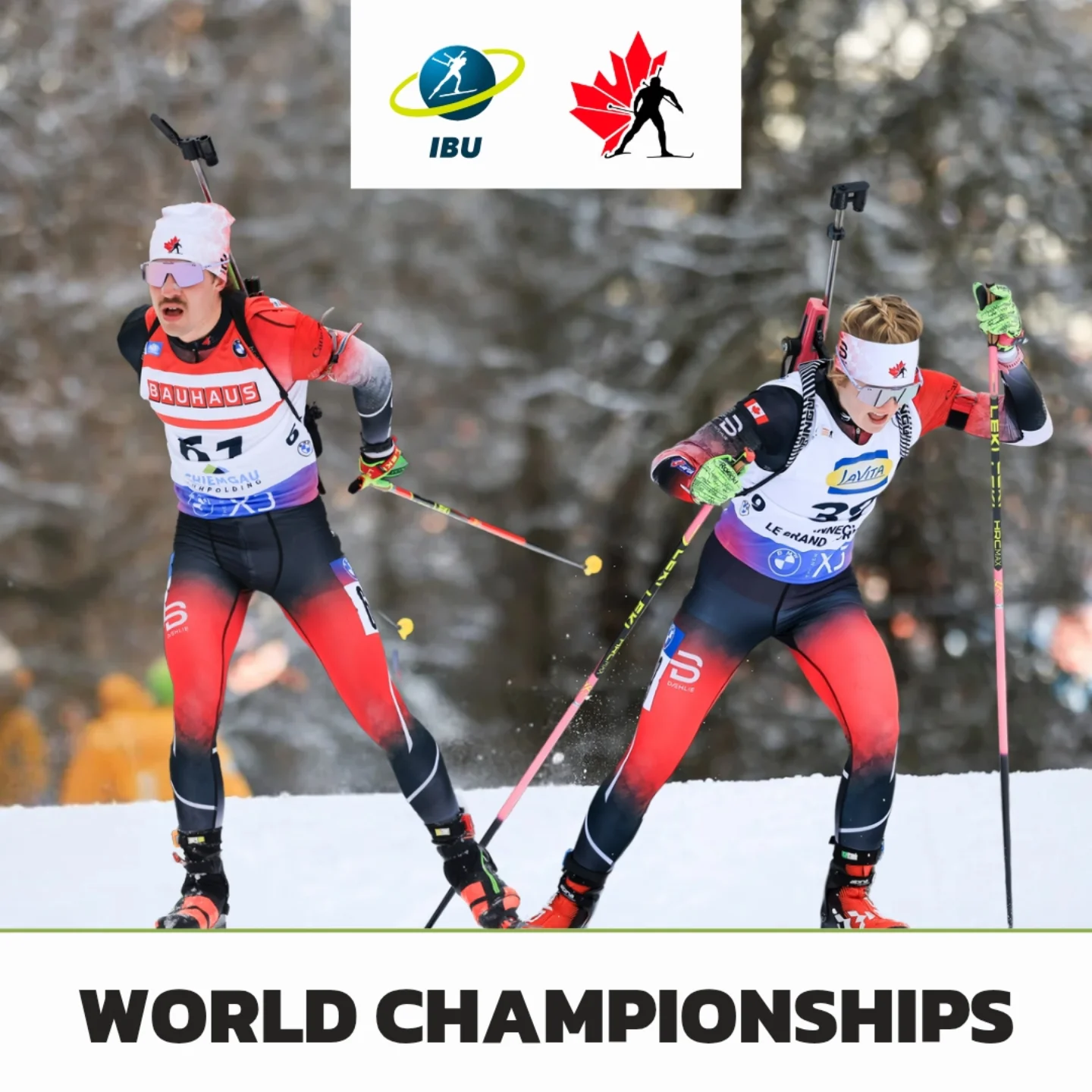 Biathlon Canada - Our World Championships Team 2025 🎉... | Facebook
