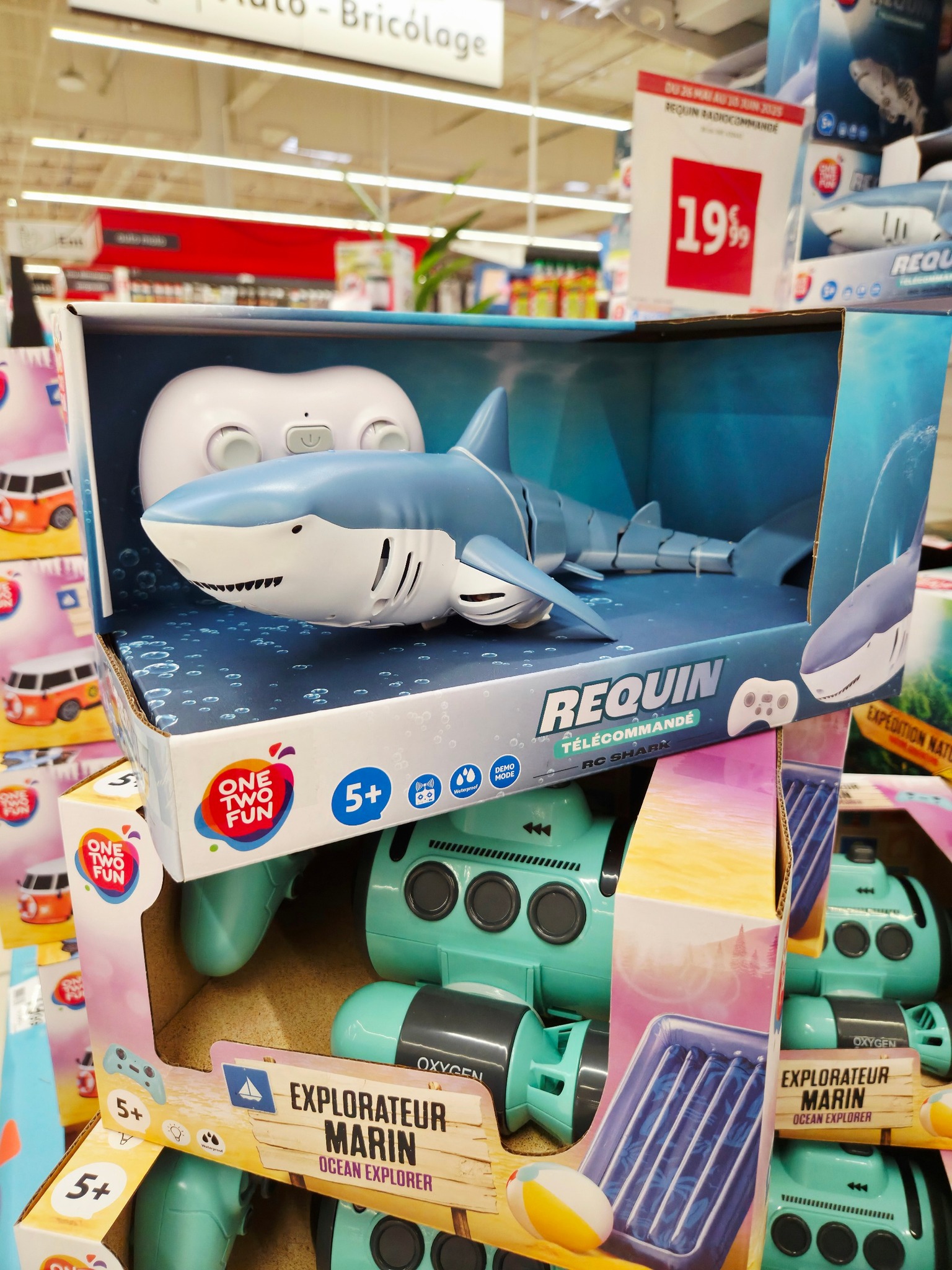 Requin Télécommandé Snookids – 2,4 GHz – Bateau Simulation RC – Rechargeable USB – Jouet Aquatique Pour Piscine Et Baignoire