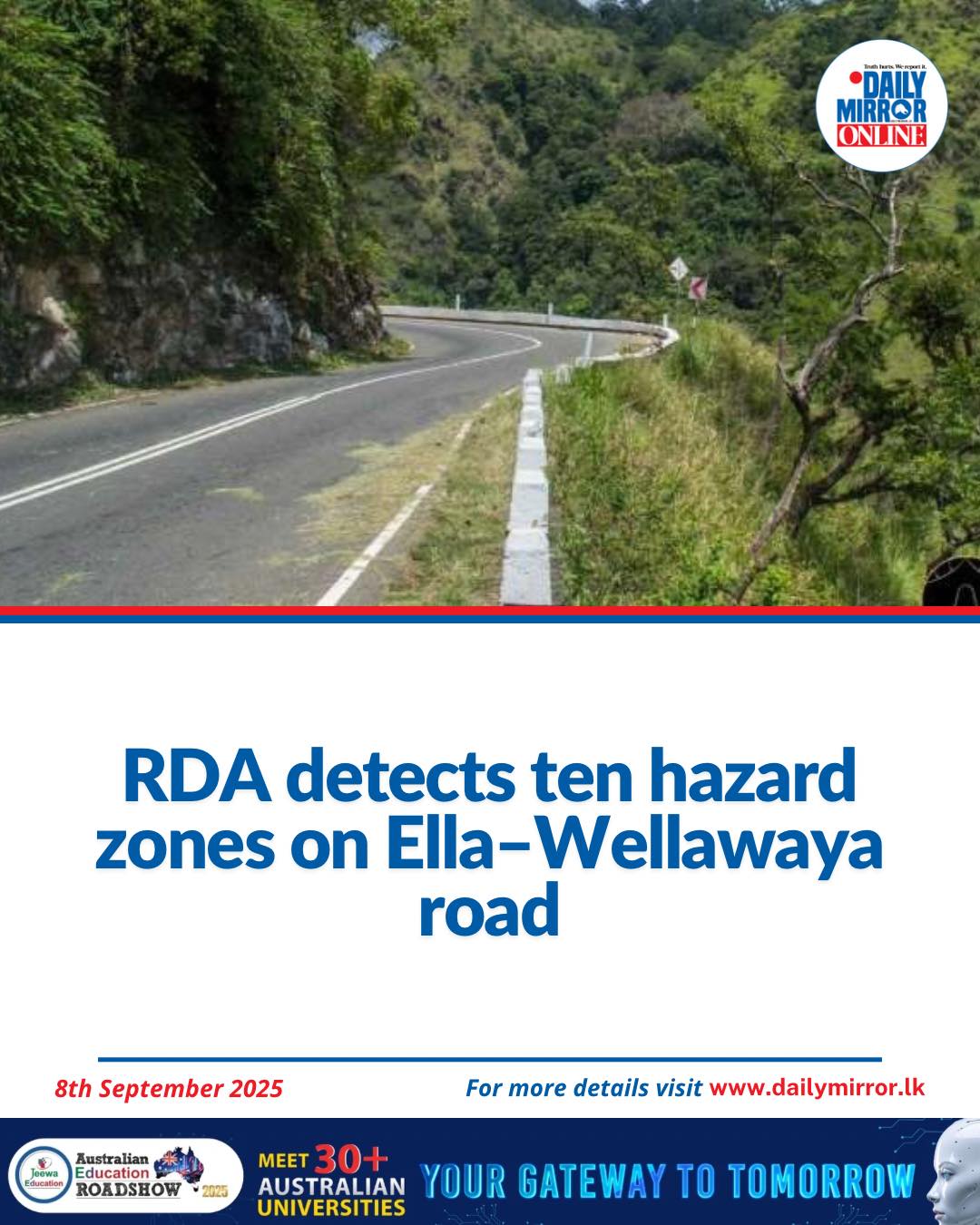 Daily - The Badulla District Road Development Authority (RDA) has ...