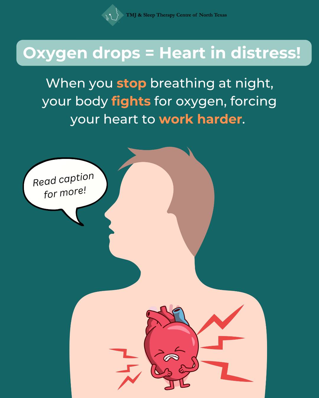 TMJ - When your breathing stops throughout the night, your oxygen ...