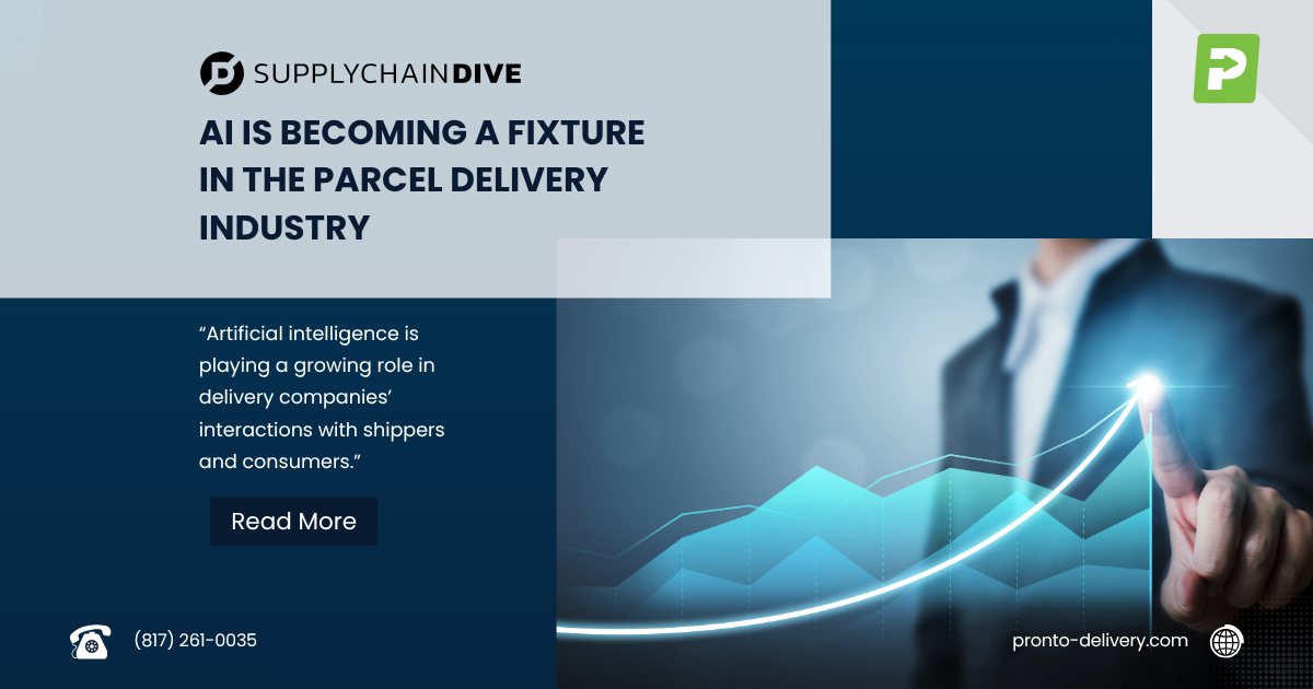 Pronto - Artificial intelligence is revolutionizing the final mile ...