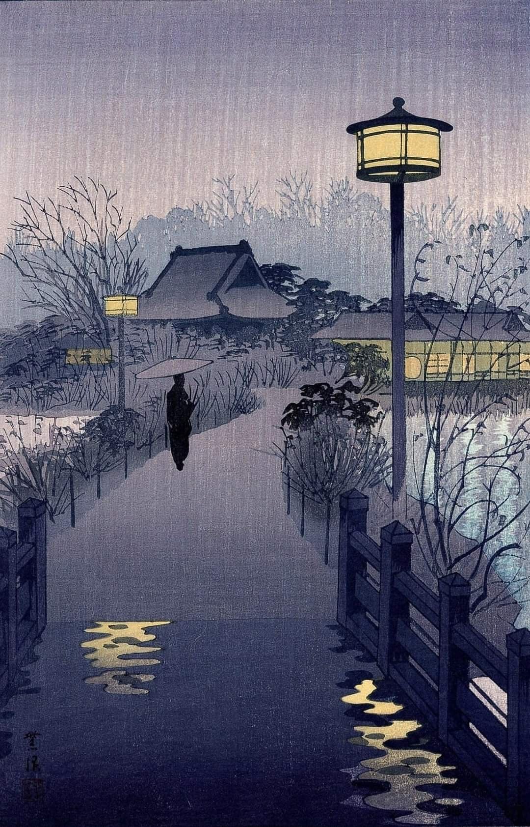 Hiro Yamagata's Raindrops silkscreen print