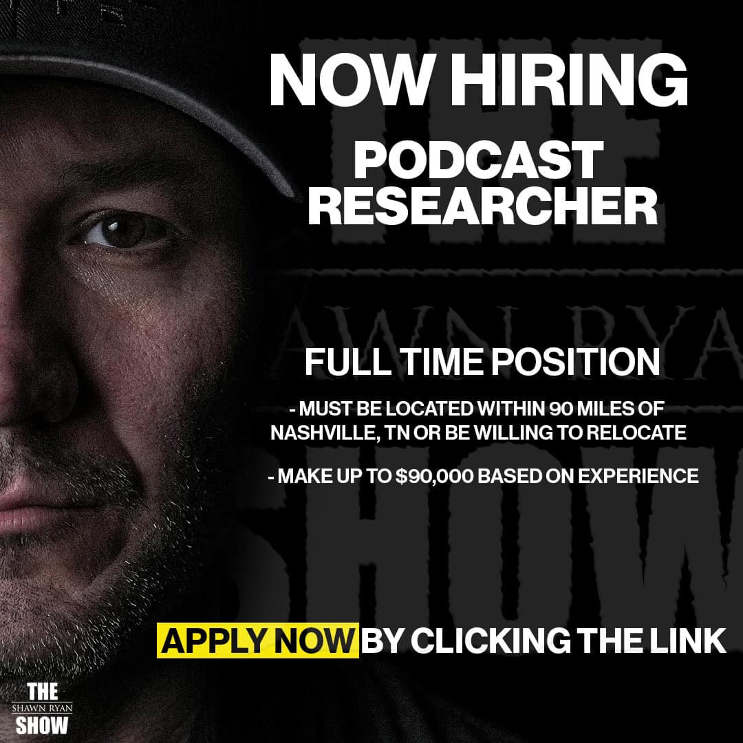 Shawn Ryan Show - Become a researcher for the Shawn Ryan... | Facebook