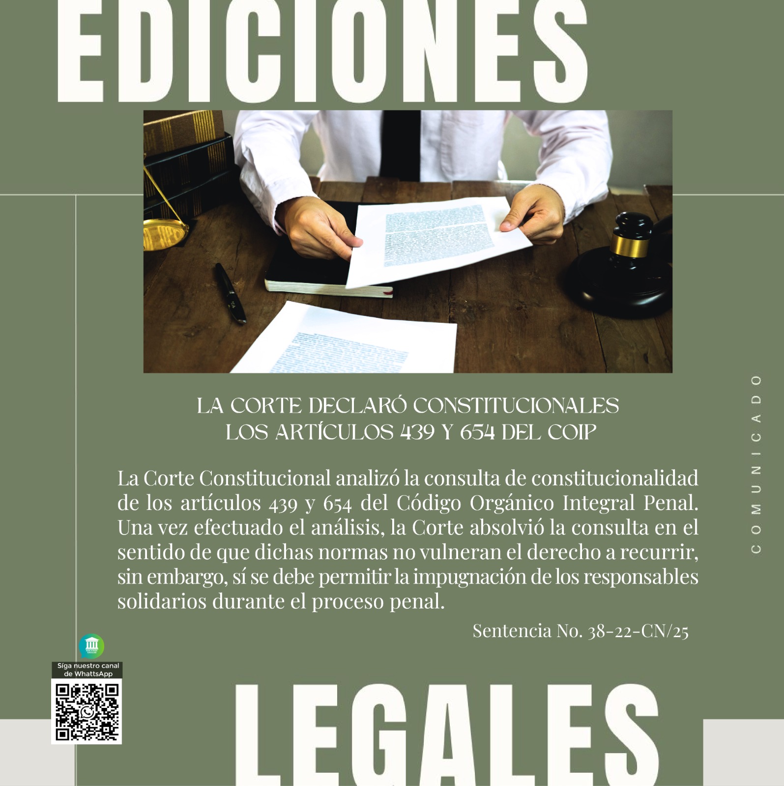 Ediciones - #InformaciónDeInterés La Corte Constitucional del Ecuador ...