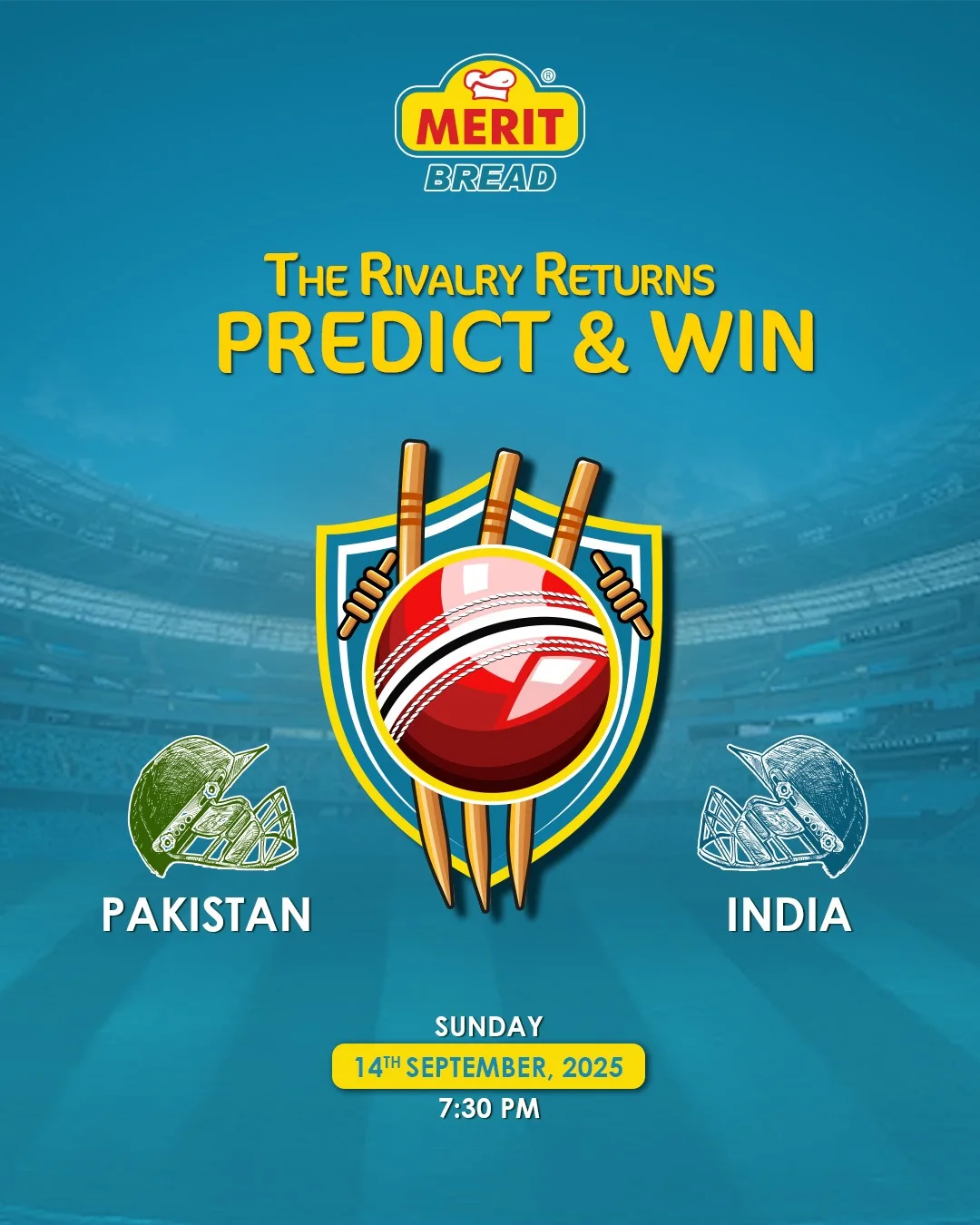 Merit - 🏏 The ultimate clash is back — 🇵🇰 vs 🇮🇳! Make your... | Facebook