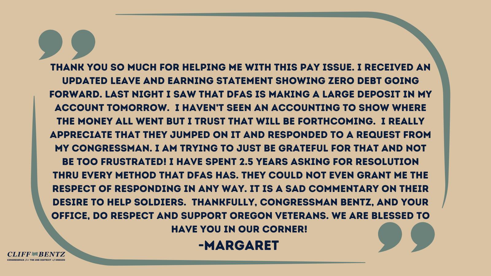 Congressman - After more than two years of frustration and failed ...