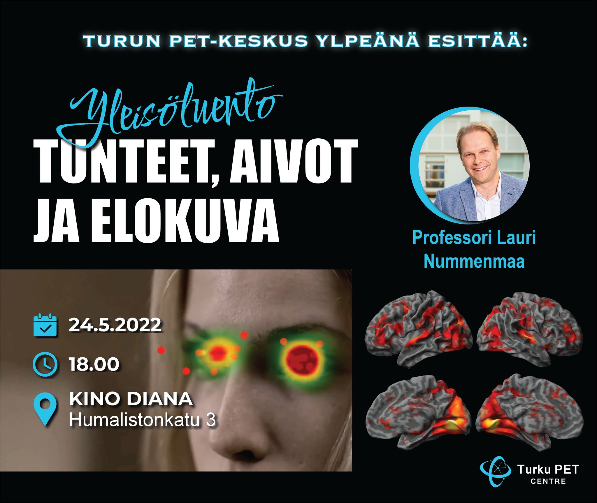 Turku - Tervetuloa PET-keskuksen kiehtovalle yleisöluennolle ”Tunteet ...
