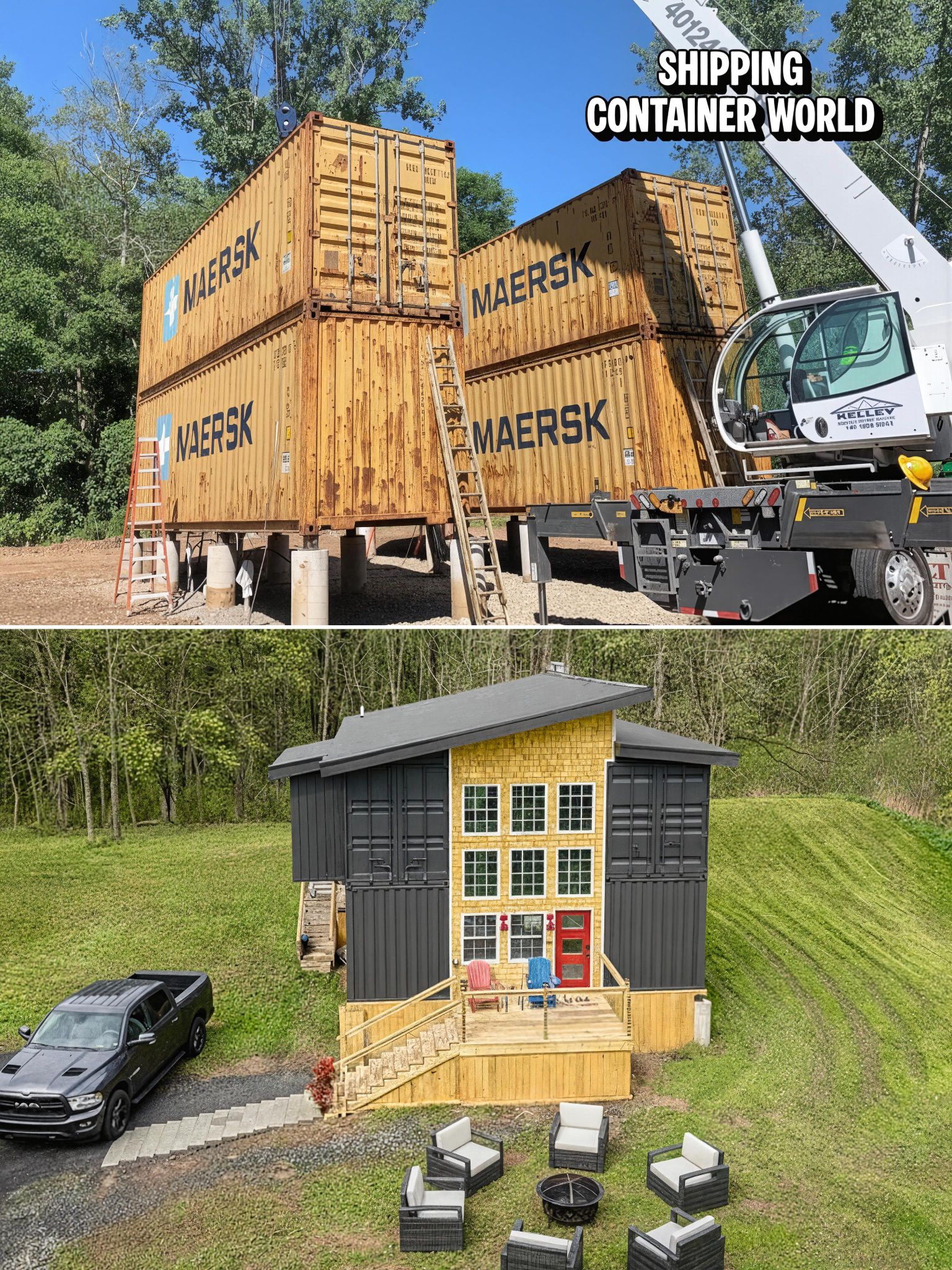 Shipping - They Built This Cozy Cabin Out Of RUSTY Junk! You might not ...