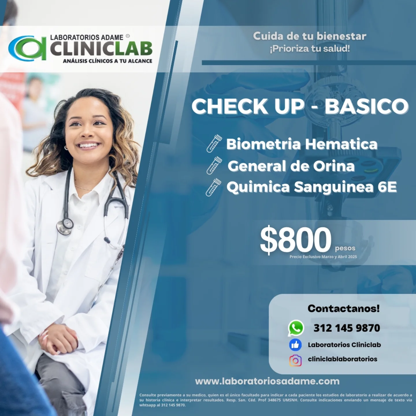 Laboratorios Cliniclab - CUIDA DE TU BIENESTAR! Si deseas conocer el ...
