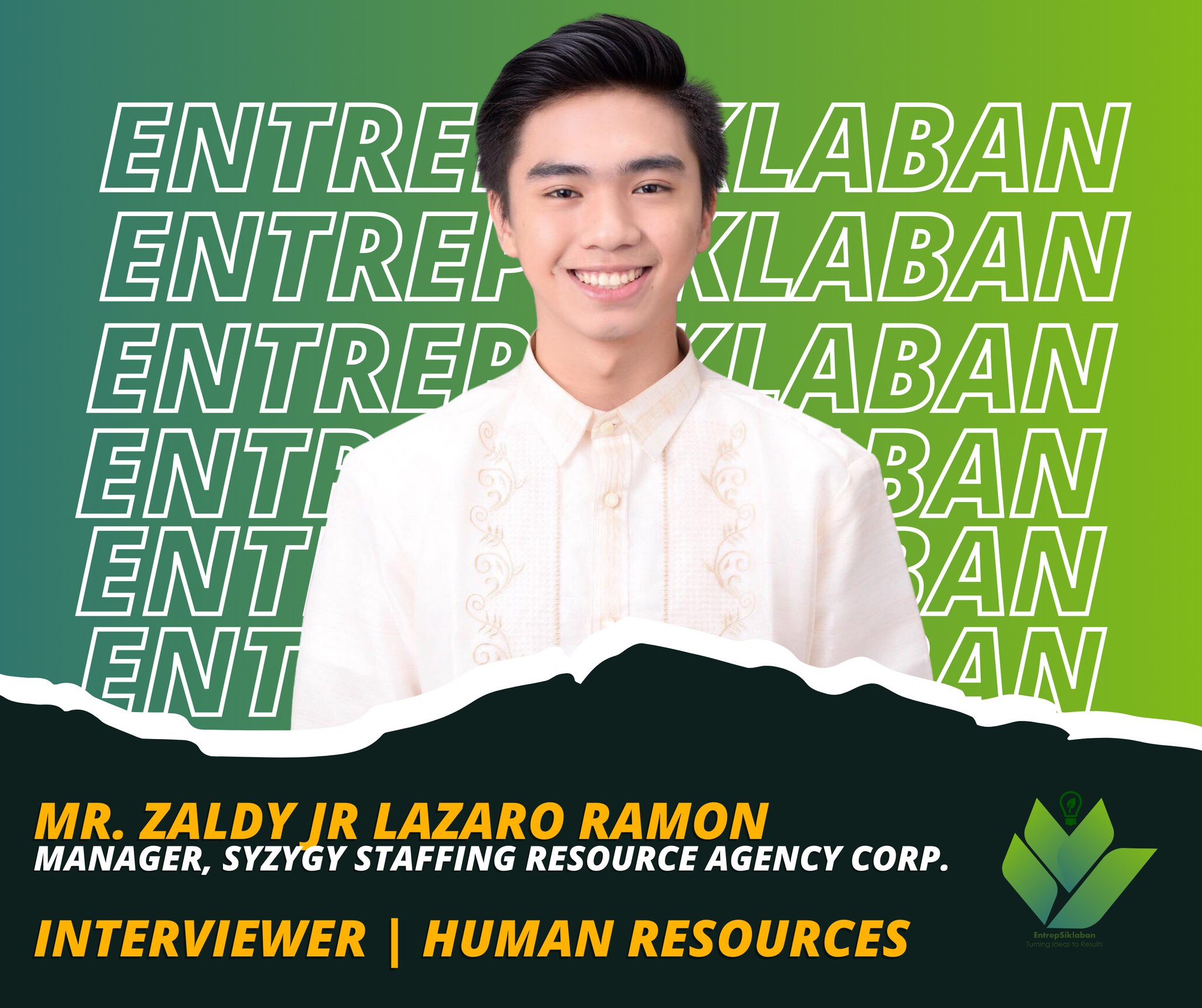 EntrepSiklaban - Meet our interviewer in the first phase...