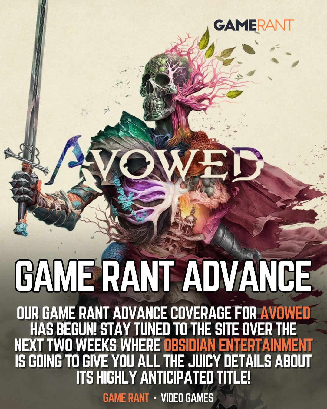 Game Rant - Our Game Rant Advance coverage for AVOWED has... | Facebook