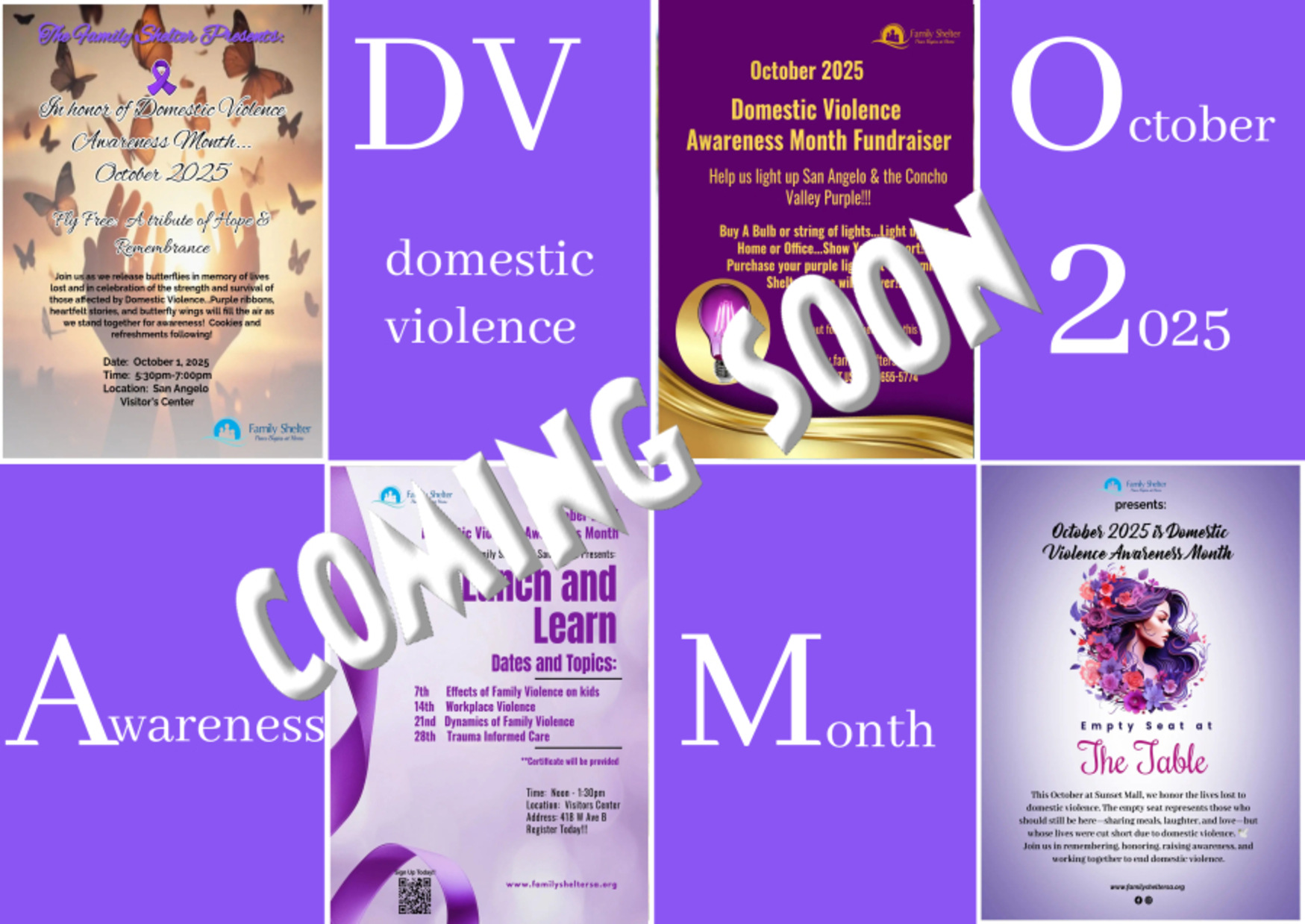 Family - 💜 COMING SOON... OCTOBER 2025 💜 October is Domestic Violence ...