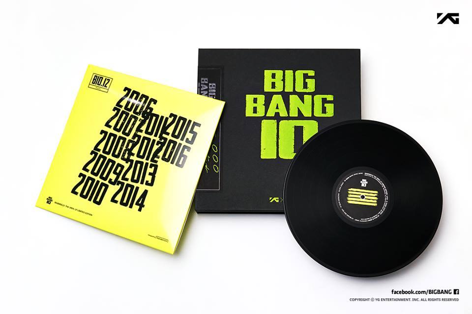 BIGBANG - 'BIGBANG10 THE VINYL LP : LIMITED EDITION' RELEASE