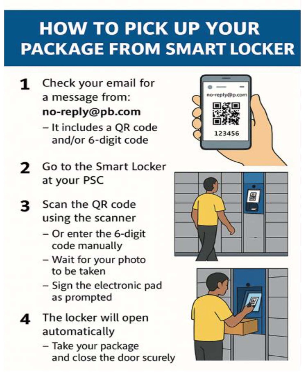 USAG - Our new postal smart lockers are too easy to use, you just have ...