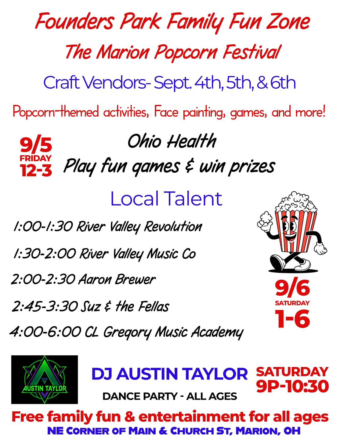 🎉 The countdown is ON for... - The Marion Popcorn Festival | Facebook