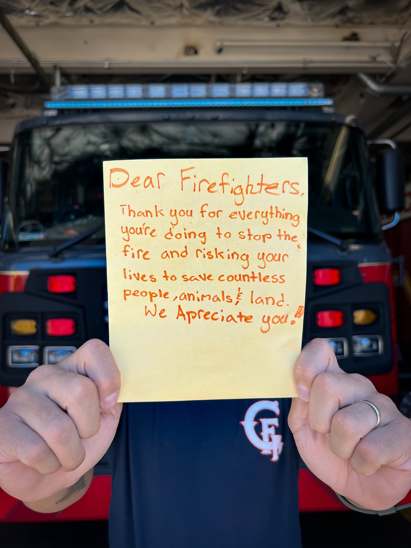 Central - Last month, our strike team received a heartfelt thank you ...
