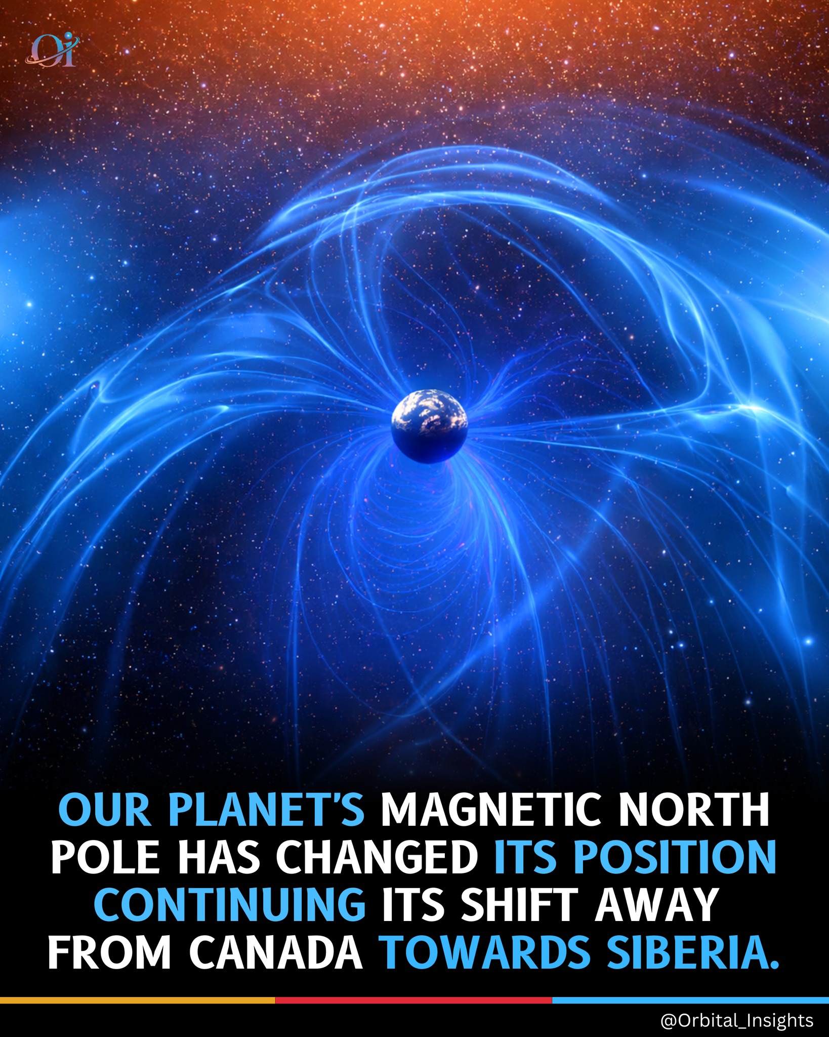 Orbital - The magnetic North Pole is shifting at an unprecedented pace ...