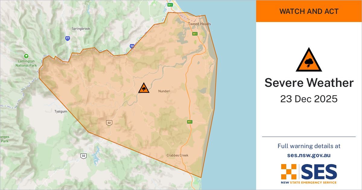 NSW SES - The NSW SES is advising people in the following... | Facebook
