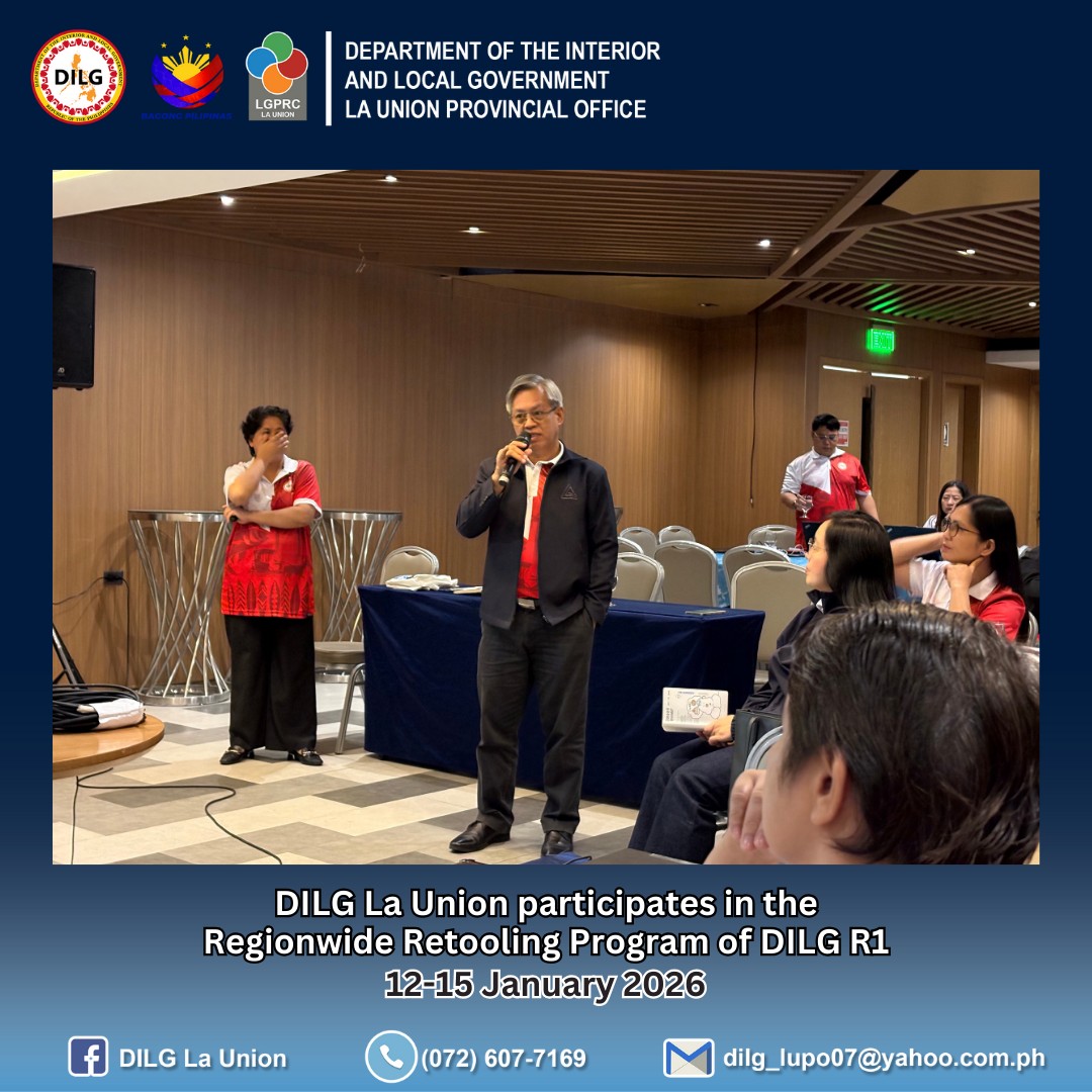 DILG La Union - DILG La Union added a new photo.