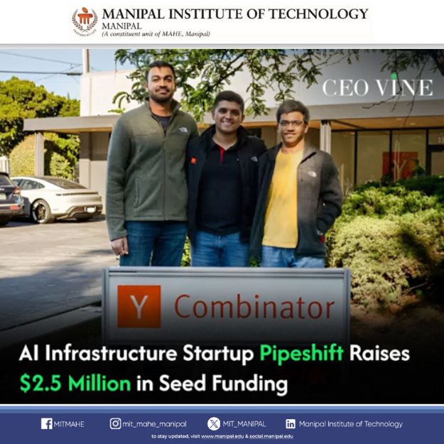 Manipal - Heartiest congratulations to Pipeshift (YC S24), an AI ...
