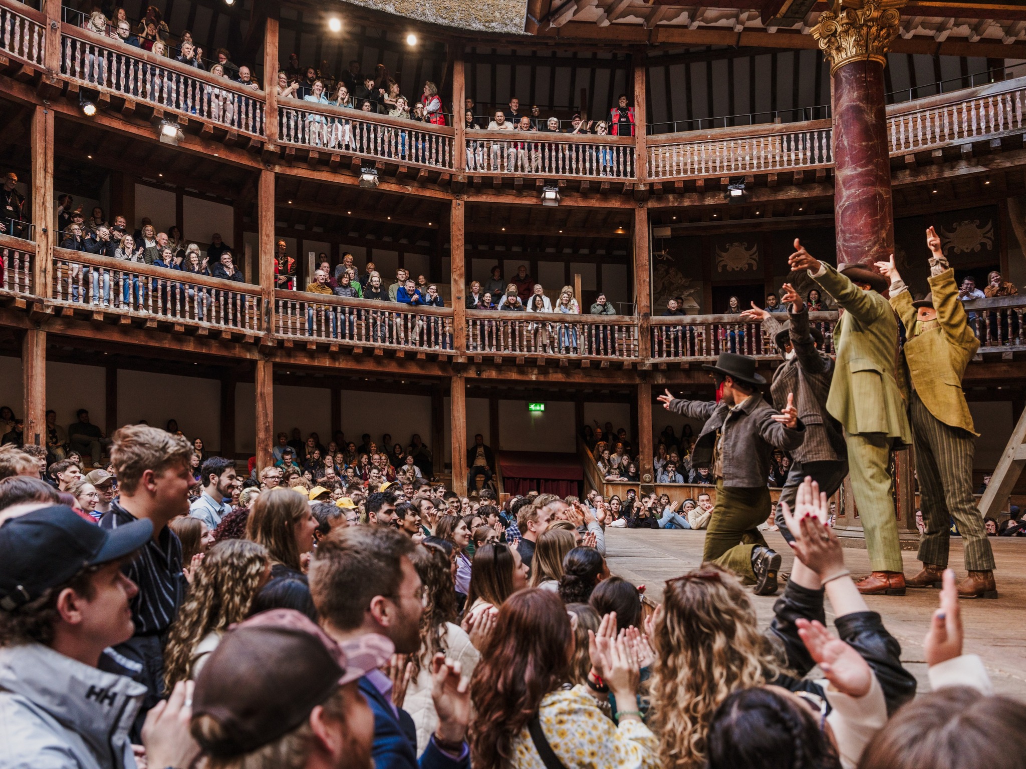 Shakespeare's Globe - Ekow Quartey as Macbeth and Elly Condron as Lady ...