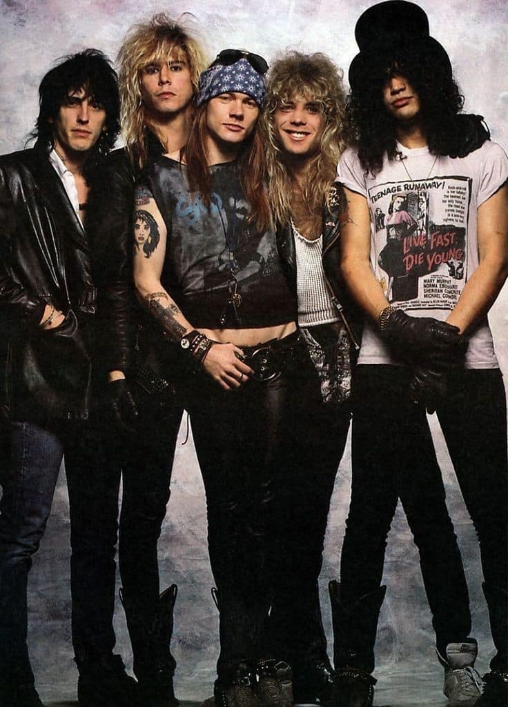 October 19, 1989 - Guns N' Roses at Los Angeles Coliseum, Los