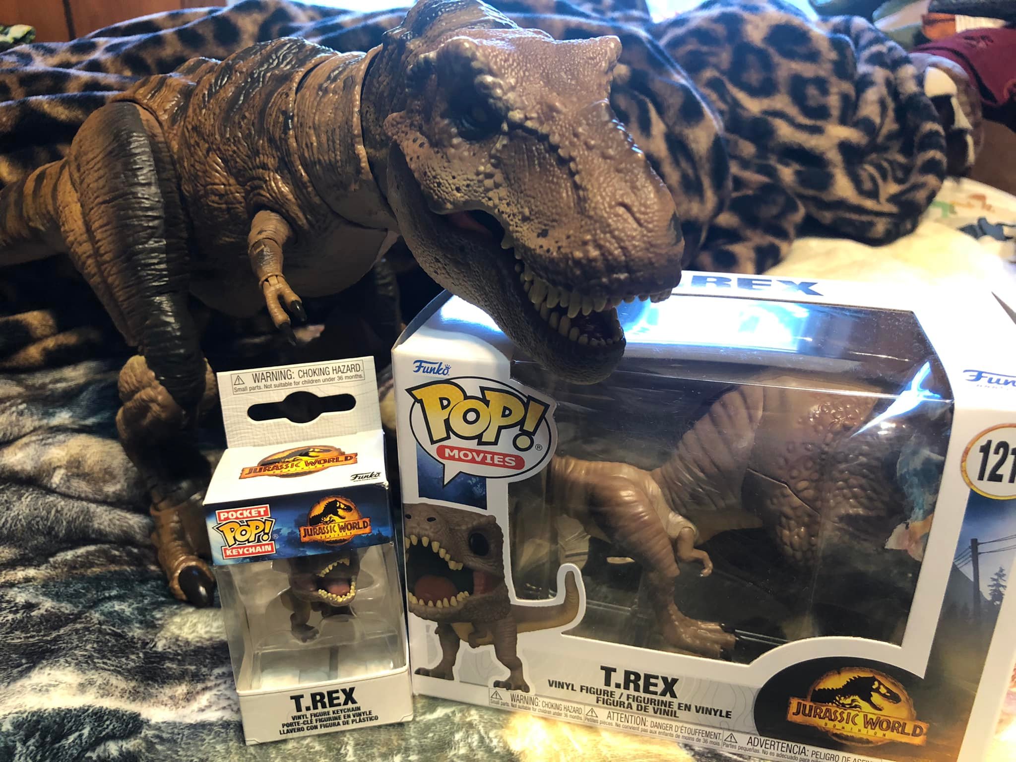 Hey Everyone check out my Funko Pops these 2 from the T. rex and 