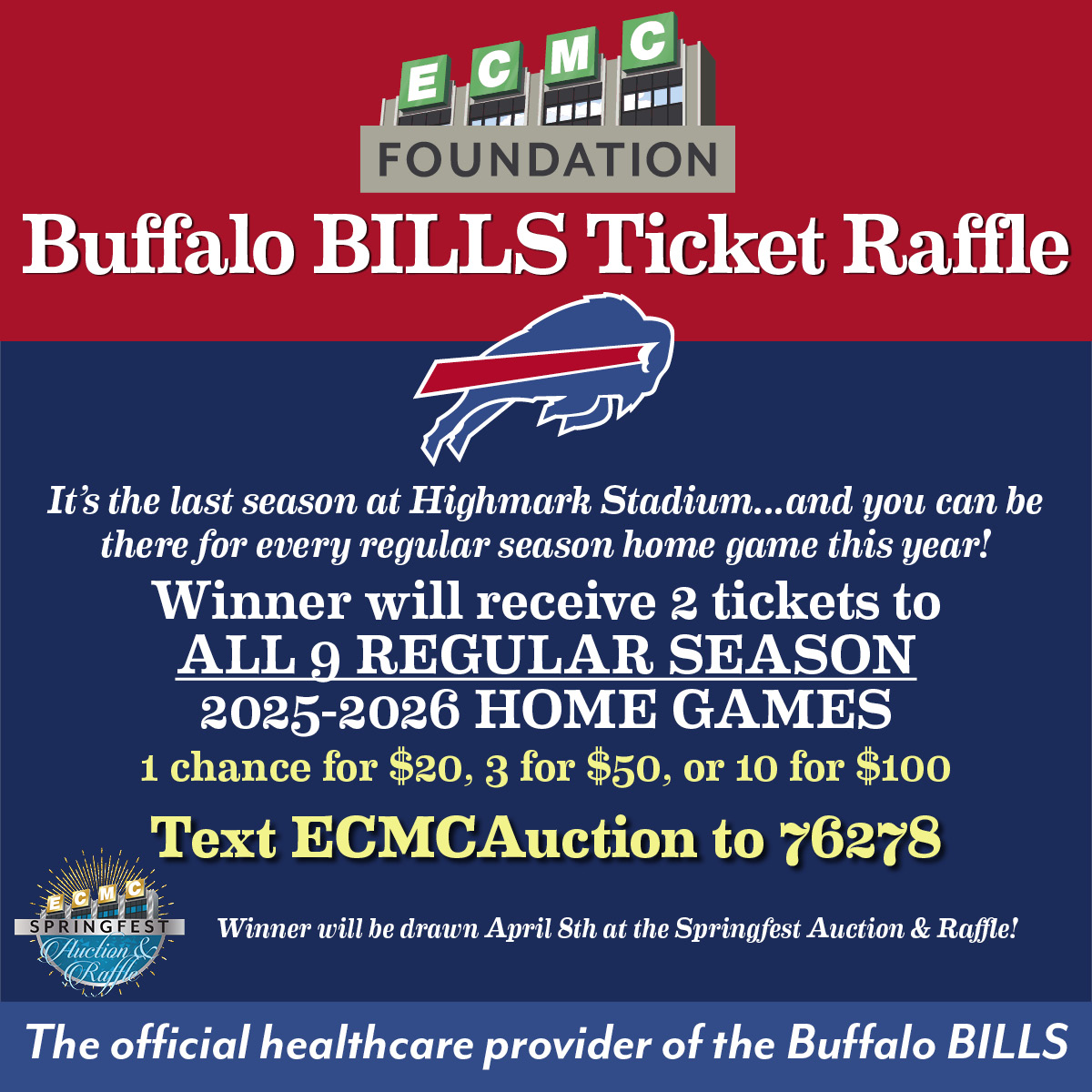 ECMC - Enter to win tickets to every regular season Bills... | Facebook