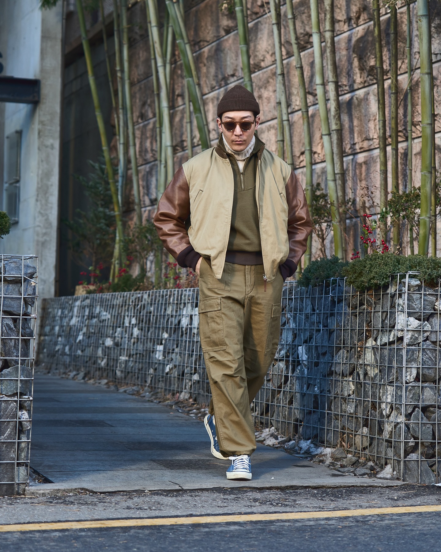 Nigel Cabourn Army Cargo Pant Khaki Outer : Nigel Cabourn, 40s 