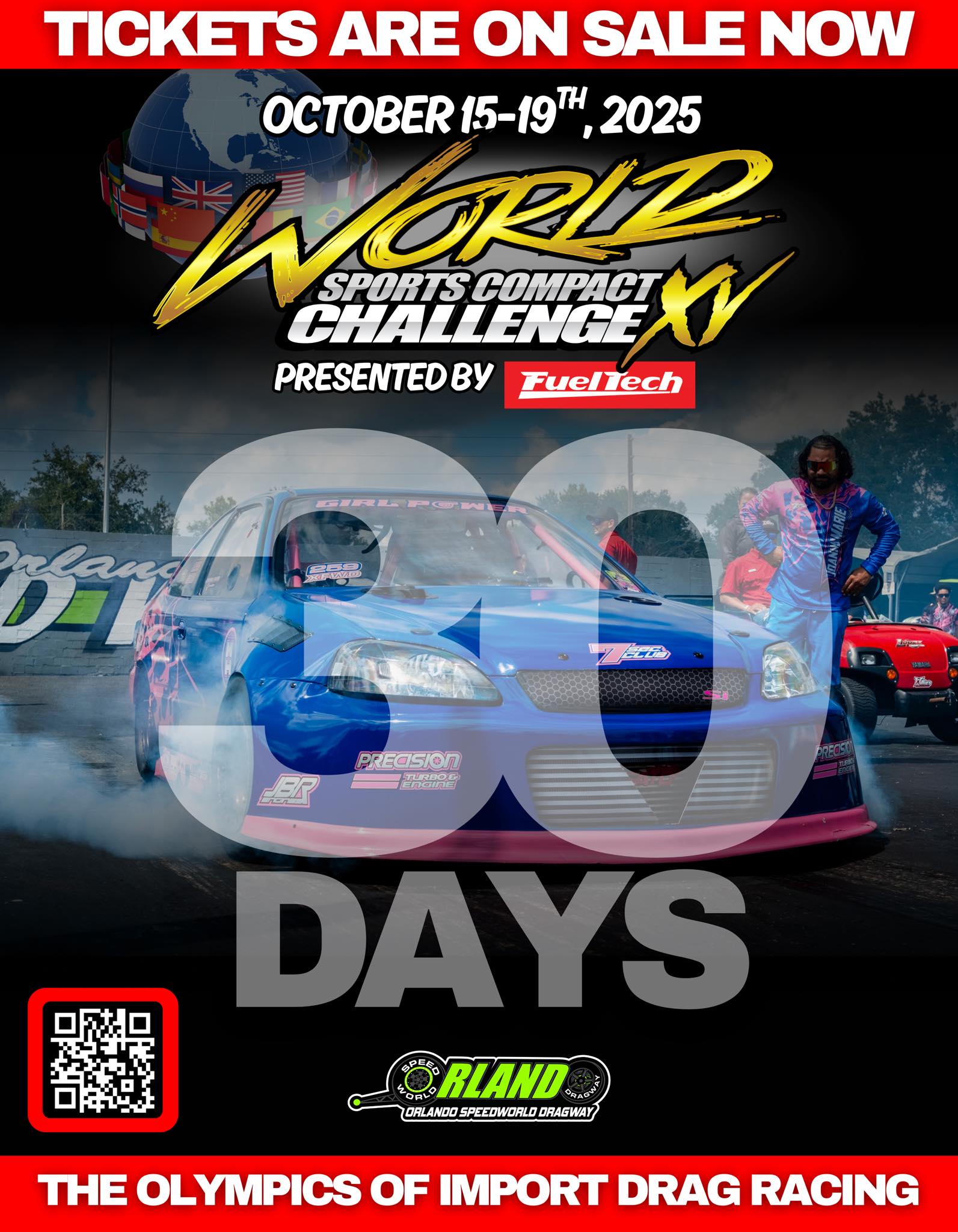 30 DAYS away from the World... - Orlando Speed World Dragway | Facebook