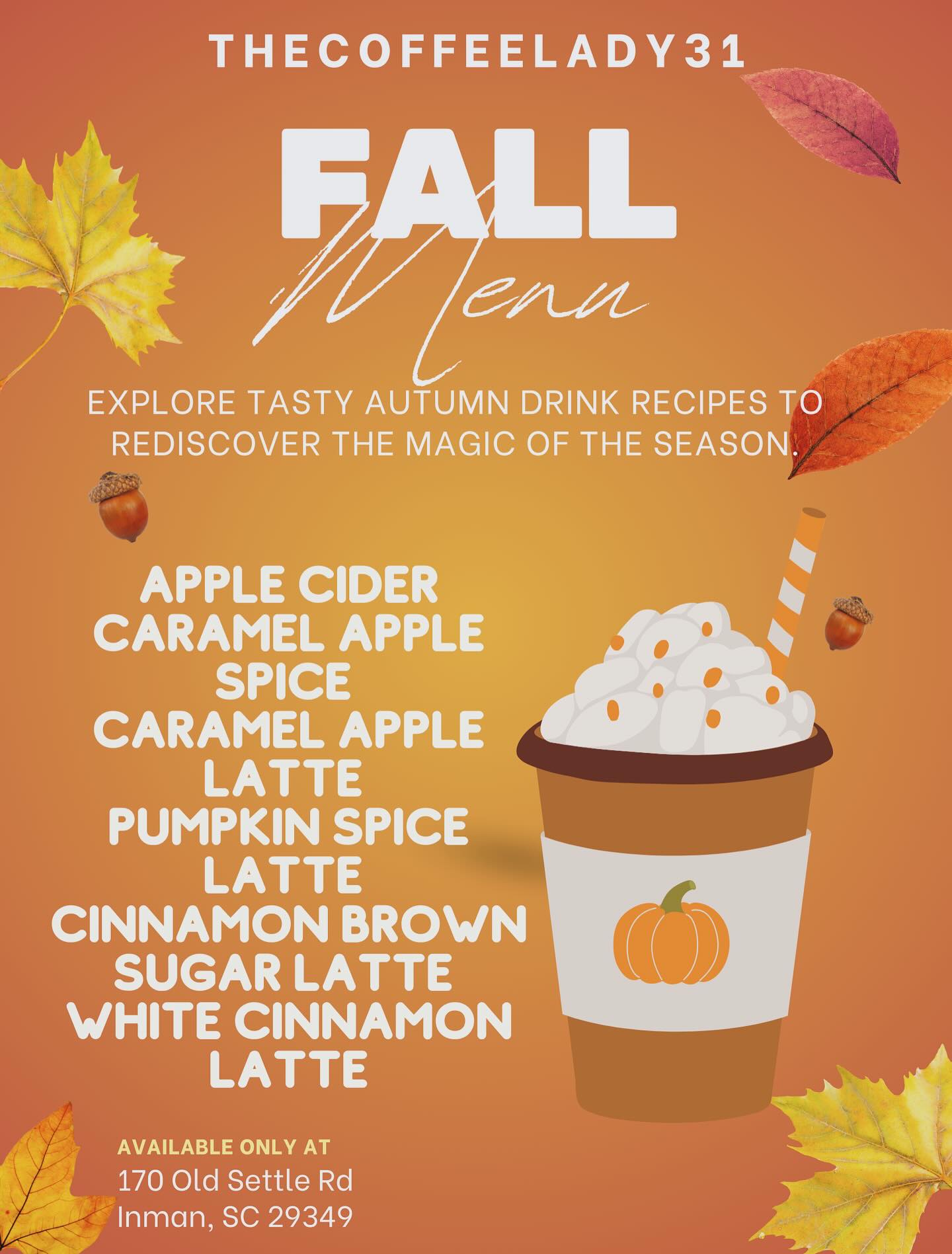🍂☕️ Fall has officially arrived at... - The CoffeeLady31 | Facebook