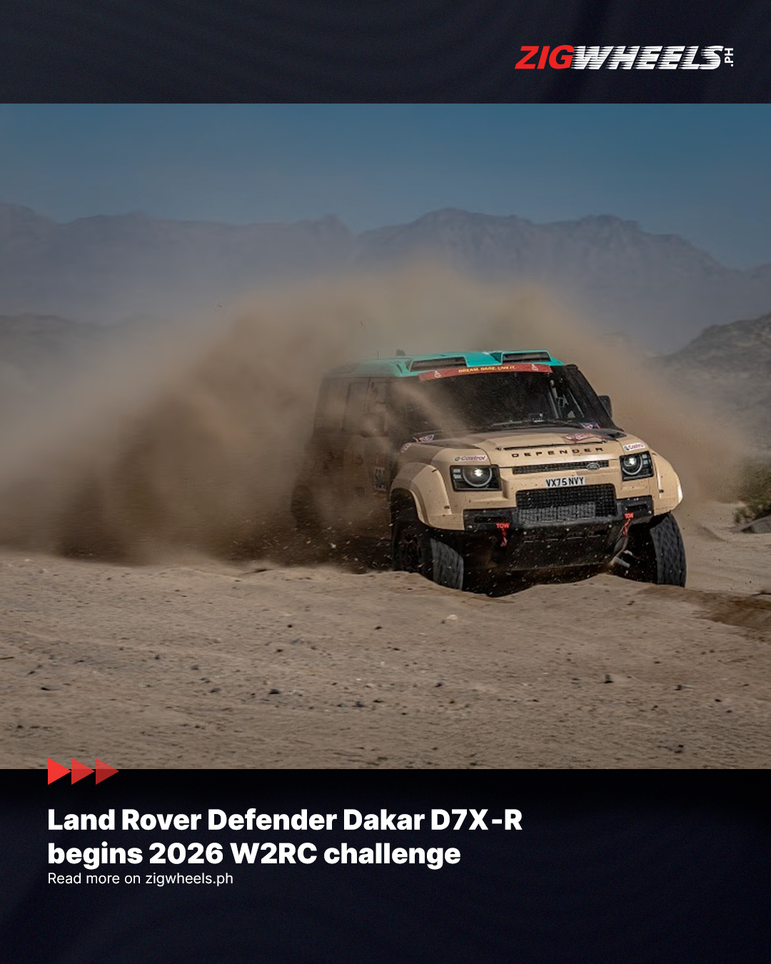 ZigWheels - The Land Rover Defender Dakar D7X-R is officially ready to ...