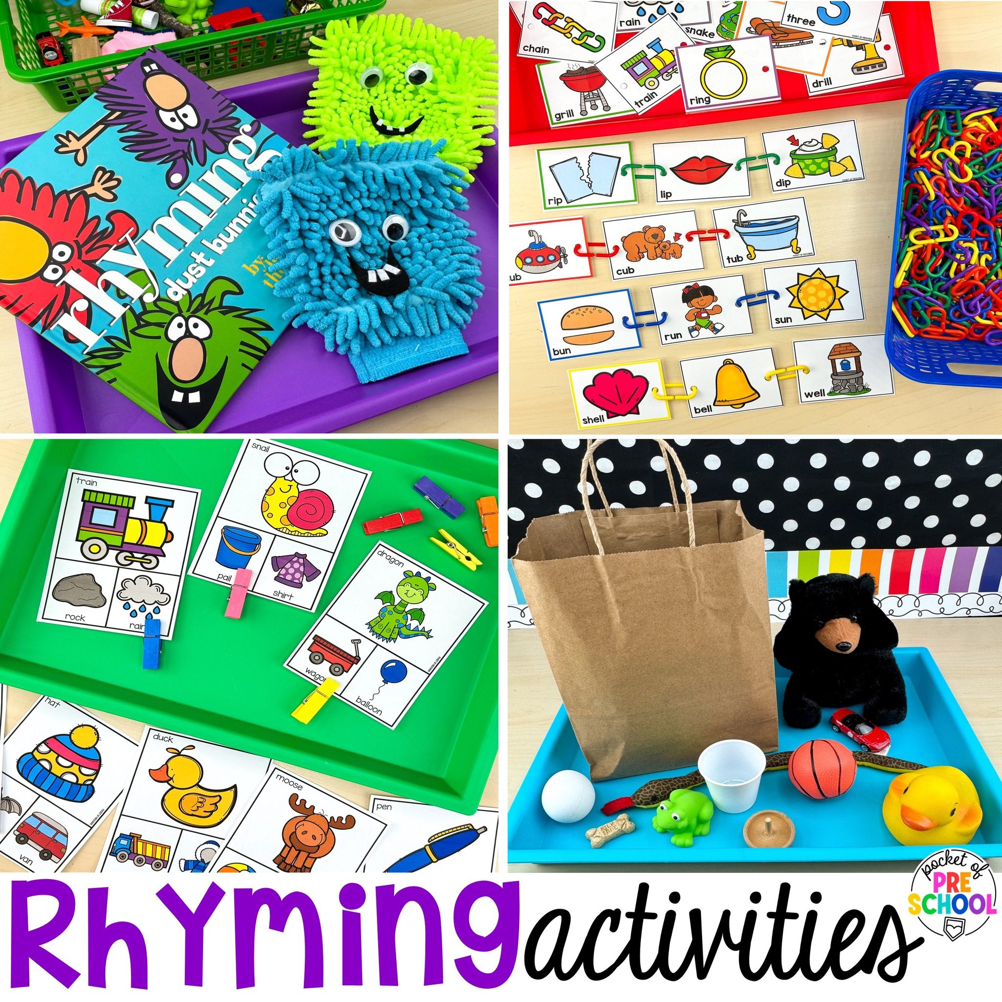 Rhyming activities and printables... - Pocket of Preschool | Facebook