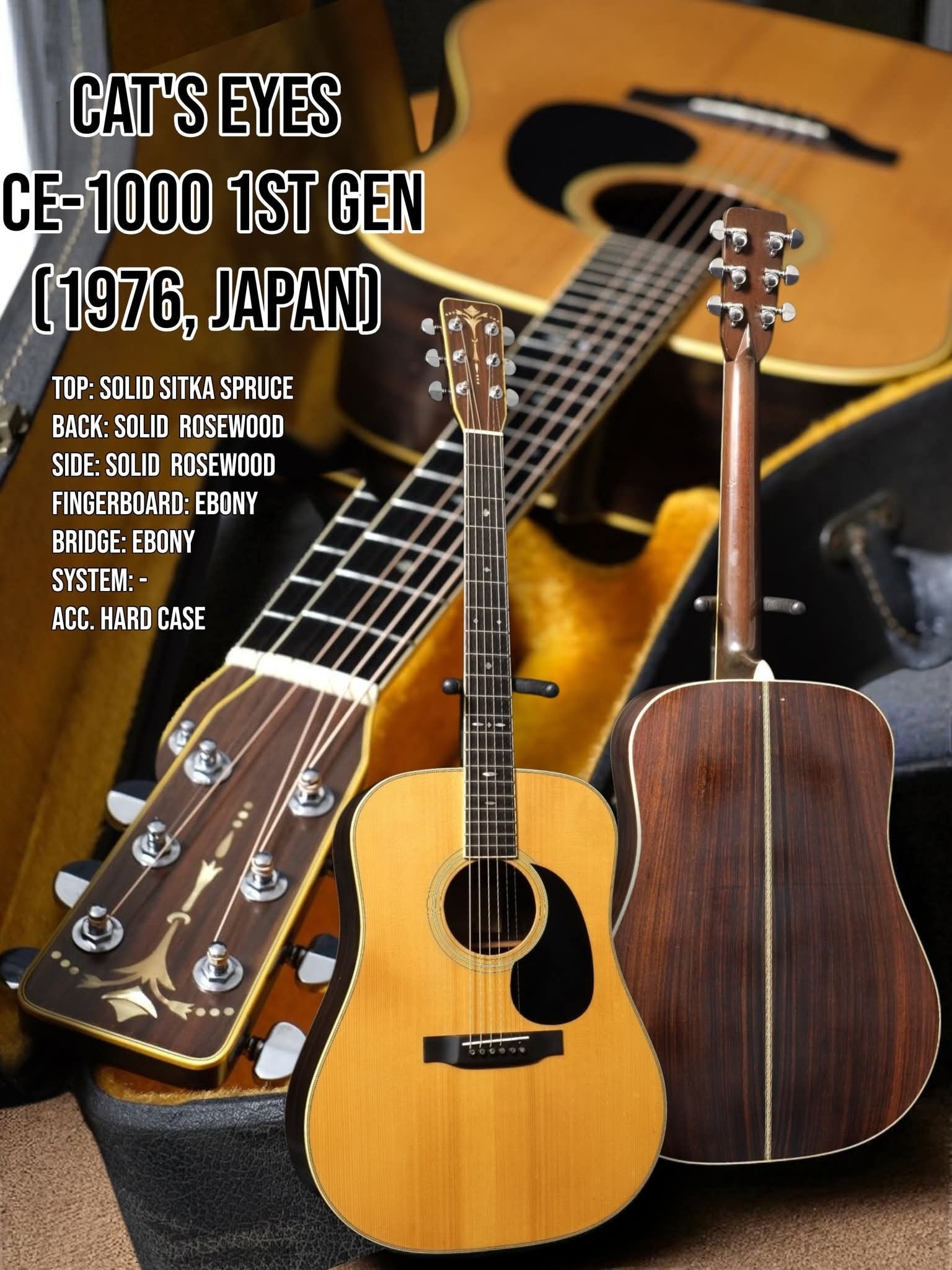 Brand: Cat's Eyes CE-1000 1st gen (1976, Japan) #ขายแล้ว