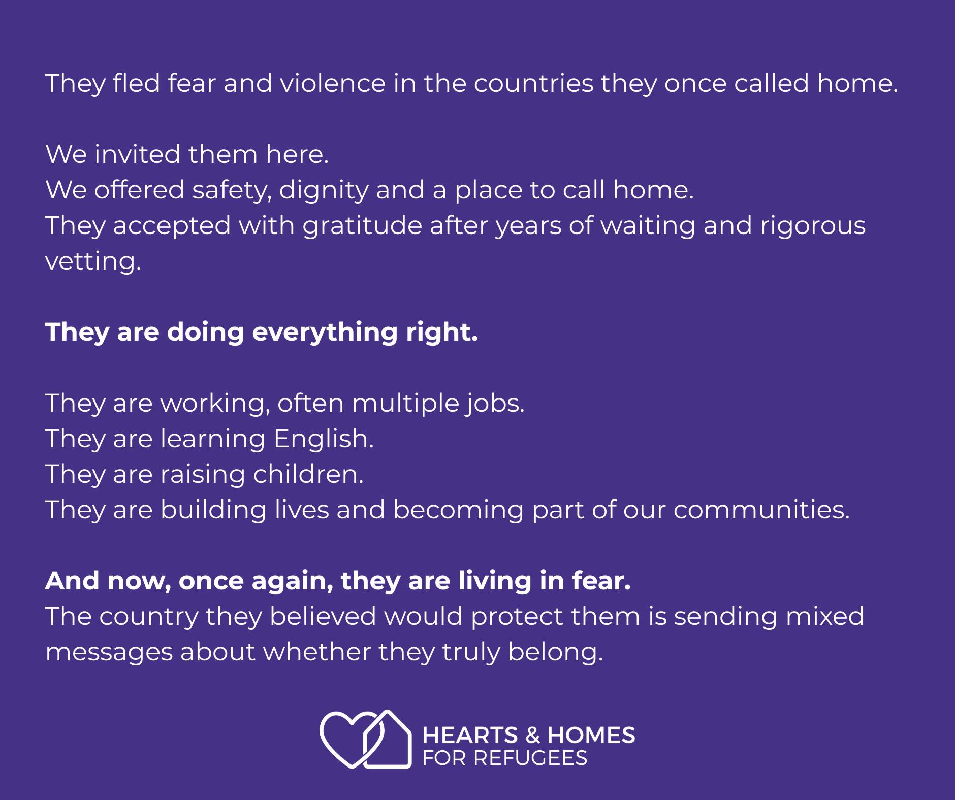 Hearts and Homes for Refugees