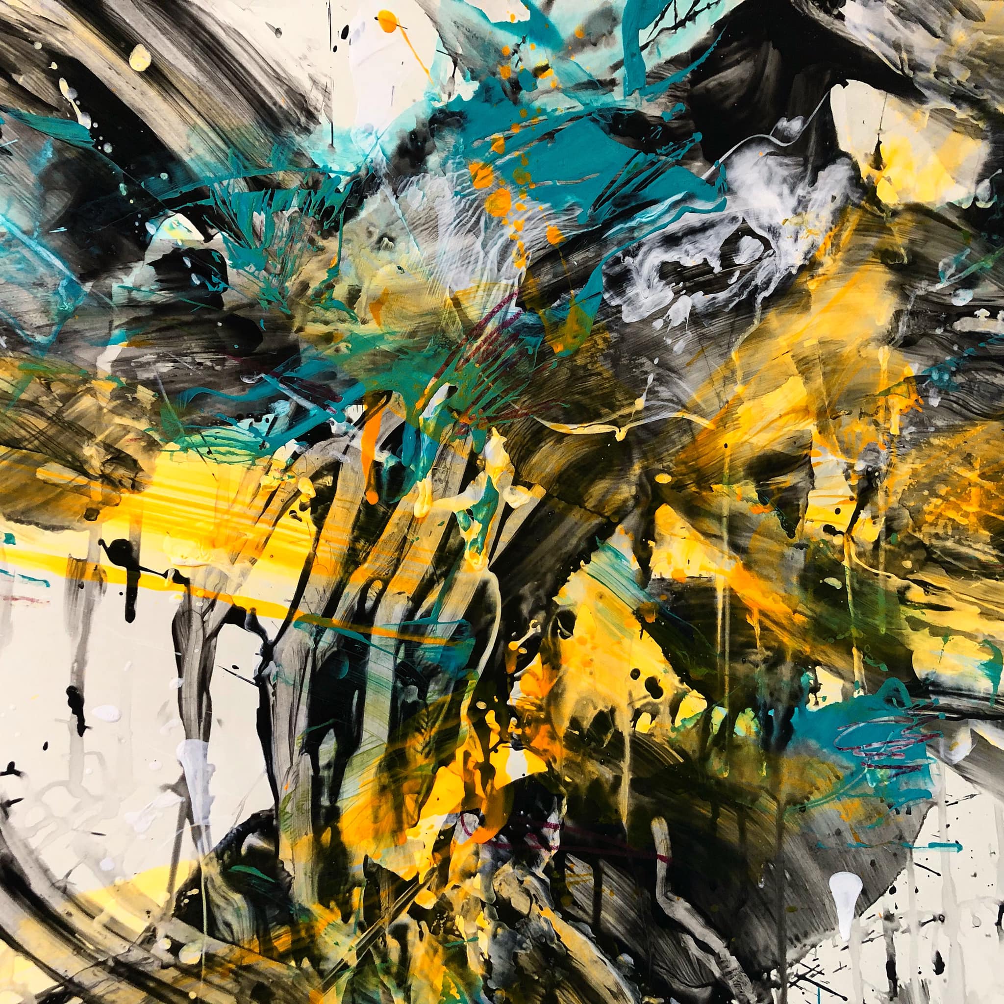 July2022 #Acrylic on paper #contemporaryart #artworks #paintings
