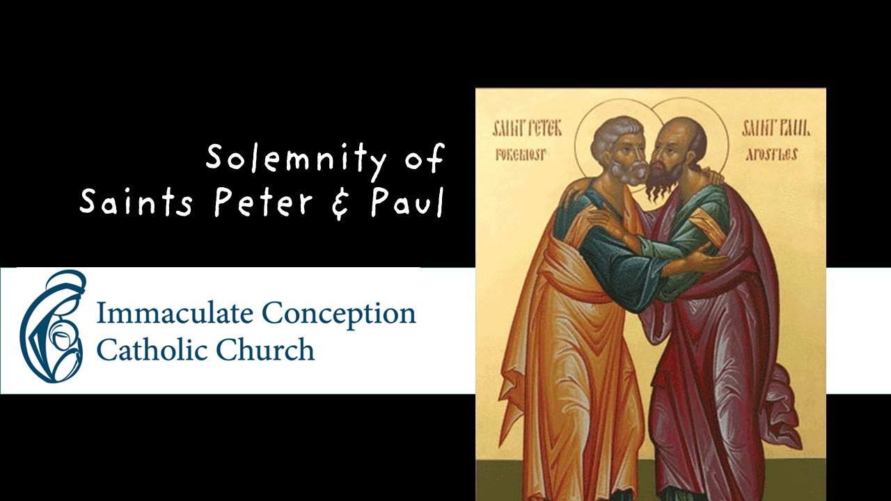 Immaculate - Paul's words in the second reading (2 Timothy 4: 6-8, 17 ...