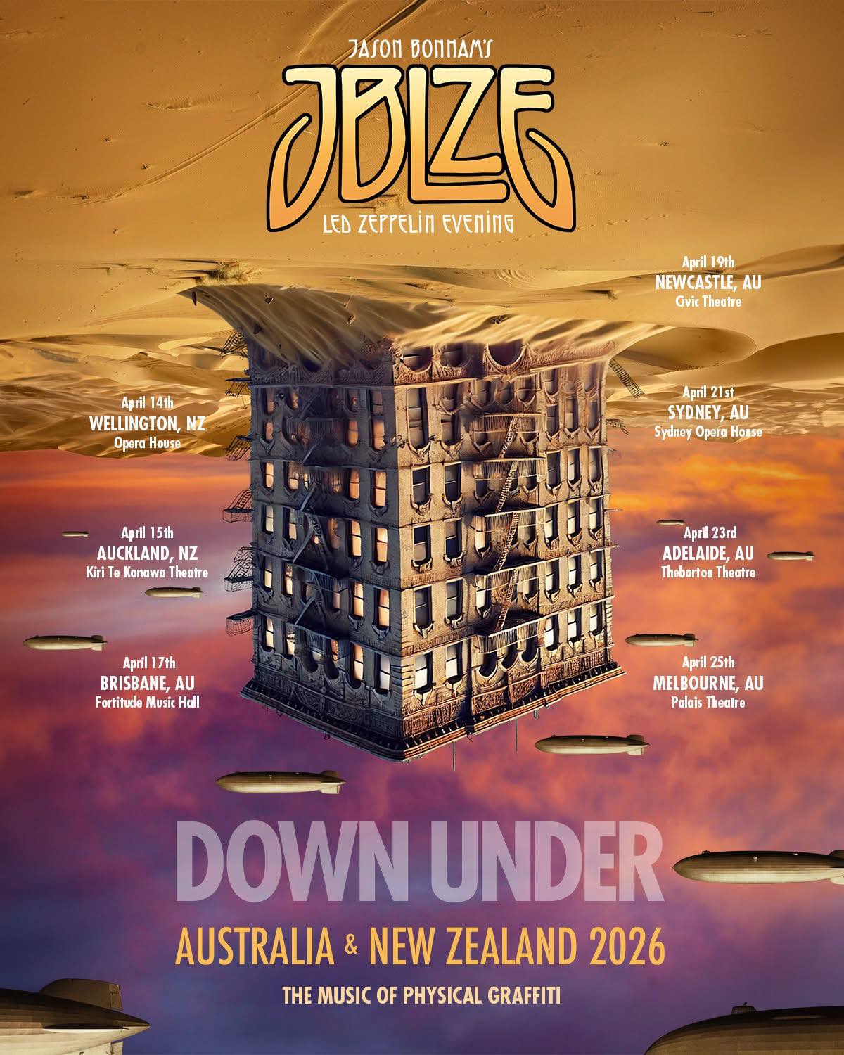 JBLZE is bringing the '50 Years of Physical Graffiti' celebration