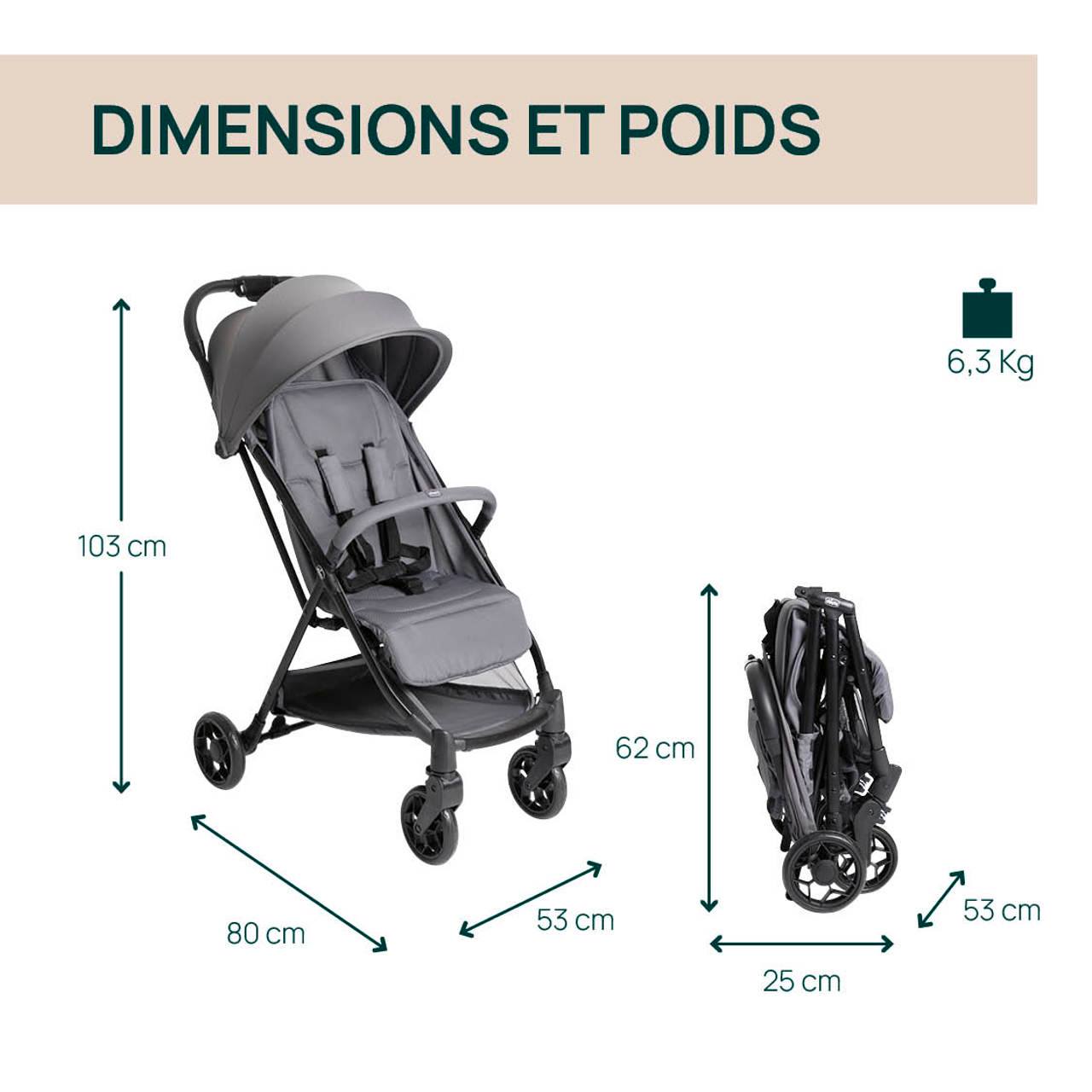 stokke trailz discontinued Black Chassis with Black Handle InLin Silver Mirror Visor for Compatibility:Chicco