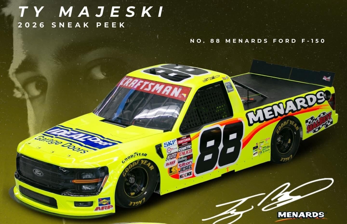 2026 ride for Ty Majeski. - Nascar Series Racing | Facebook