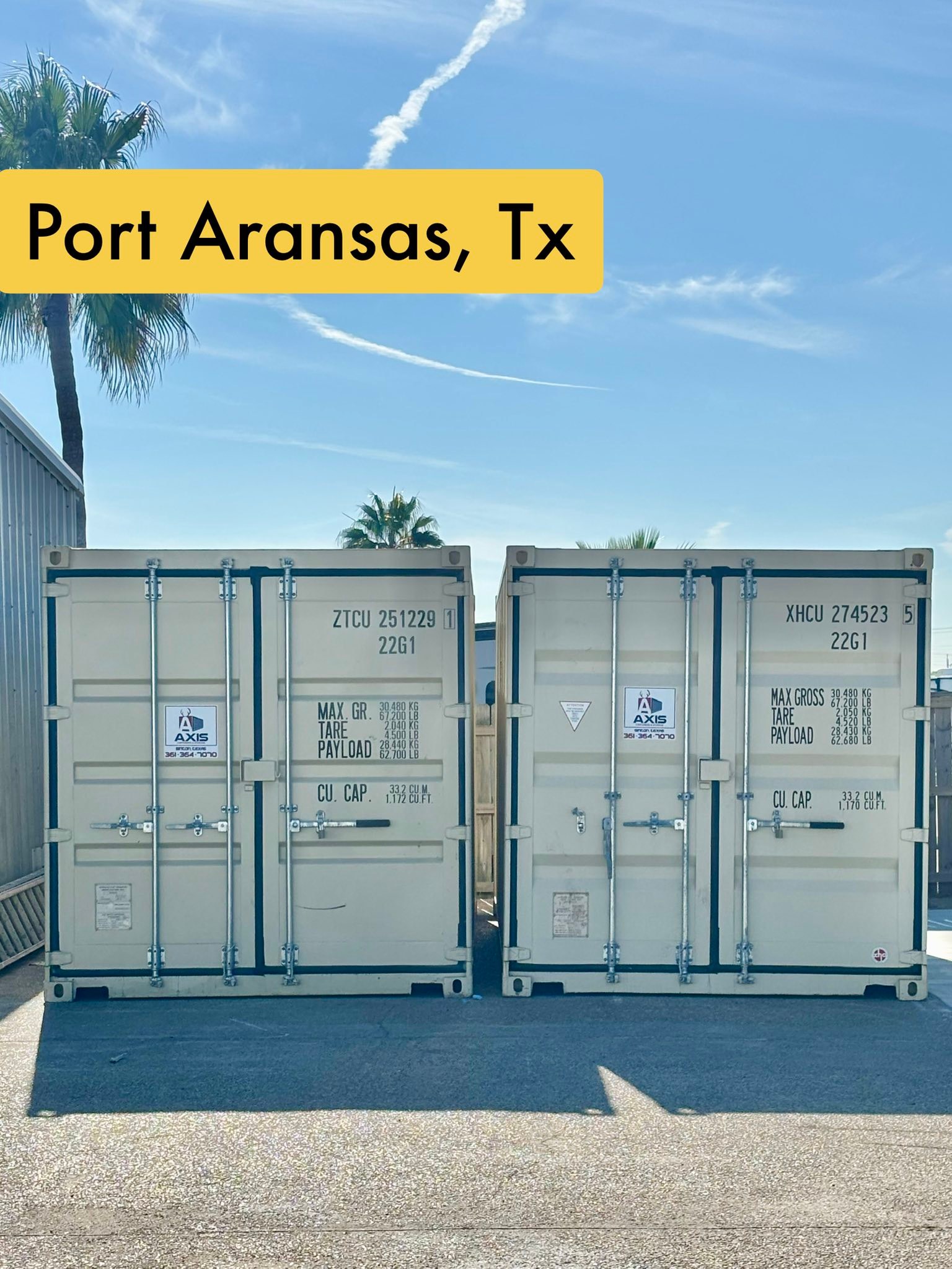 Axis Containers & Storage LTD | Sinton TX
