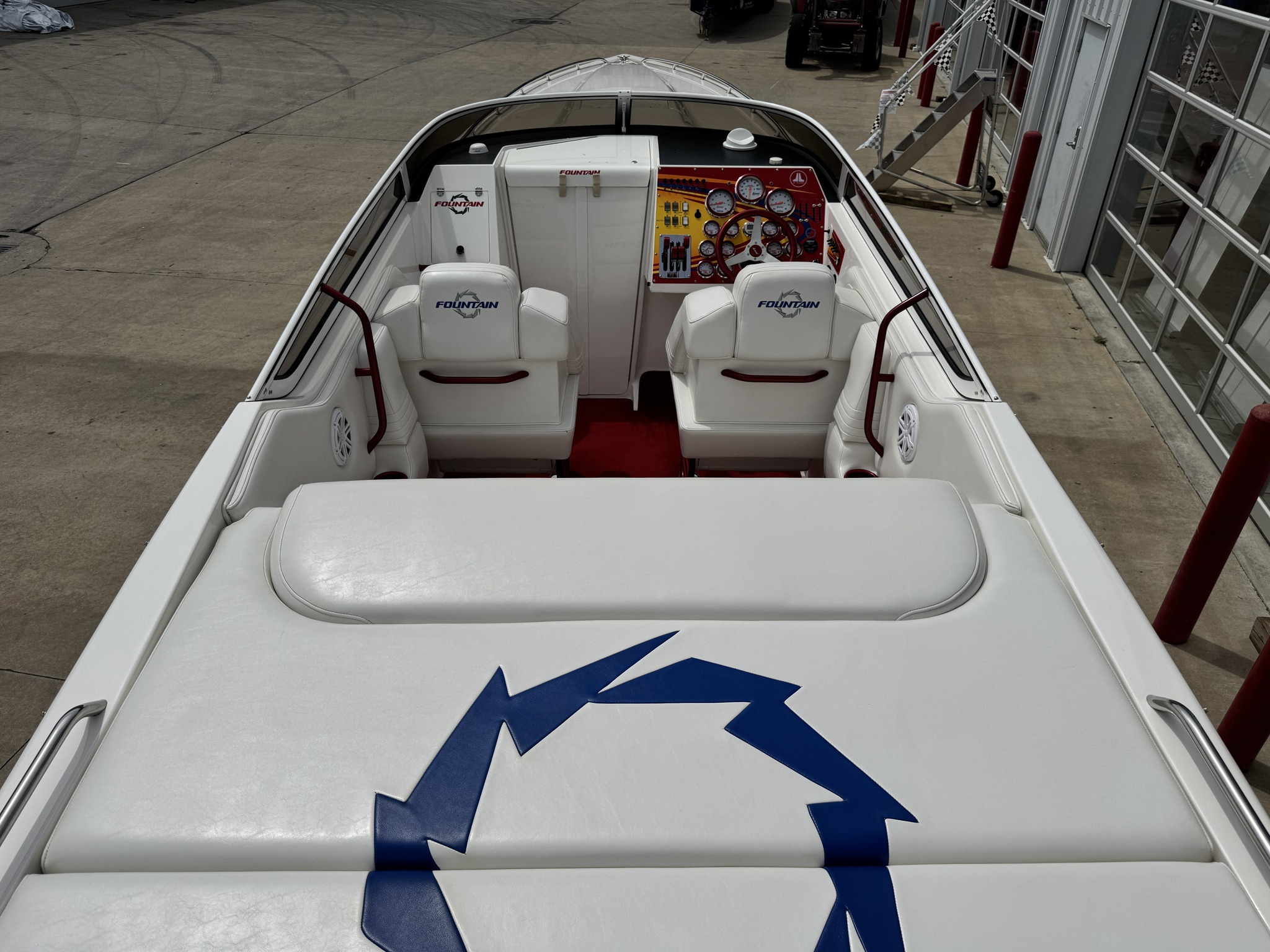 NEW LISTING‼️ 2006 Fountain Powerboats 35 Lightning Powered by twin  Mercruiser 496 Mag's with only 130 hours! Extremely clean! Full paint  correction and ceramic coat, new JL Audio sound system, triple axle