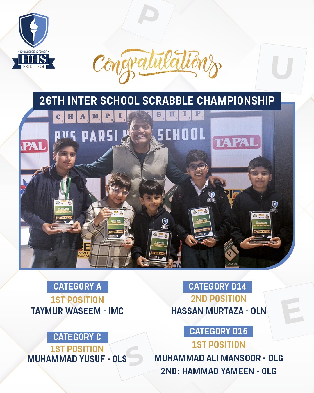 HHS proudly congratulates its students... - HHS School System | Facebook